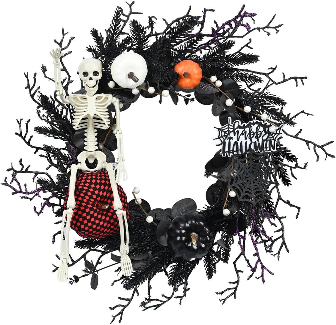 Kaket Dekokranz Halloween Türkranz Als Halloween