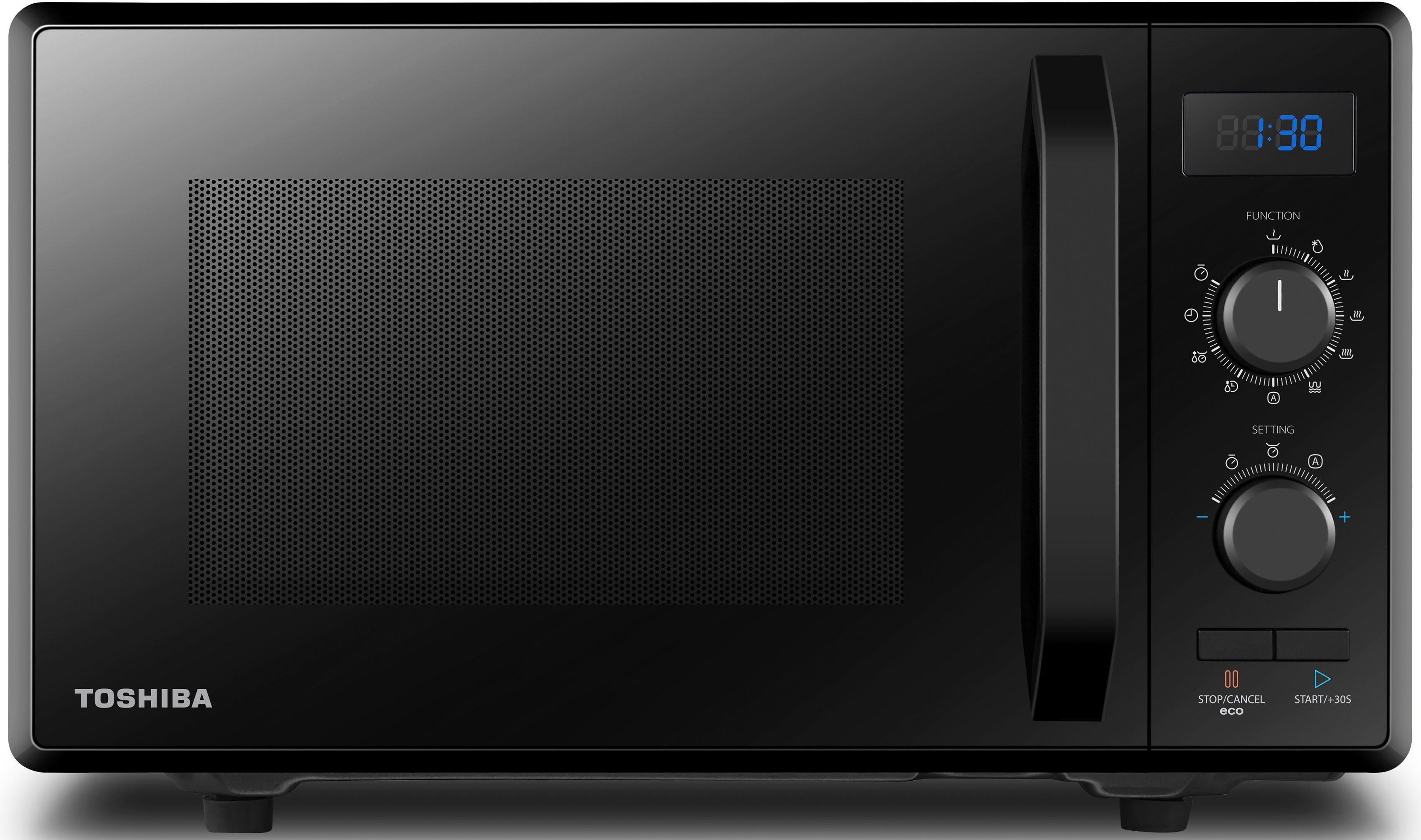 Toshiba Mikrowelle MW2-AG23PF(BK), Grill, Mikrowelle, 23