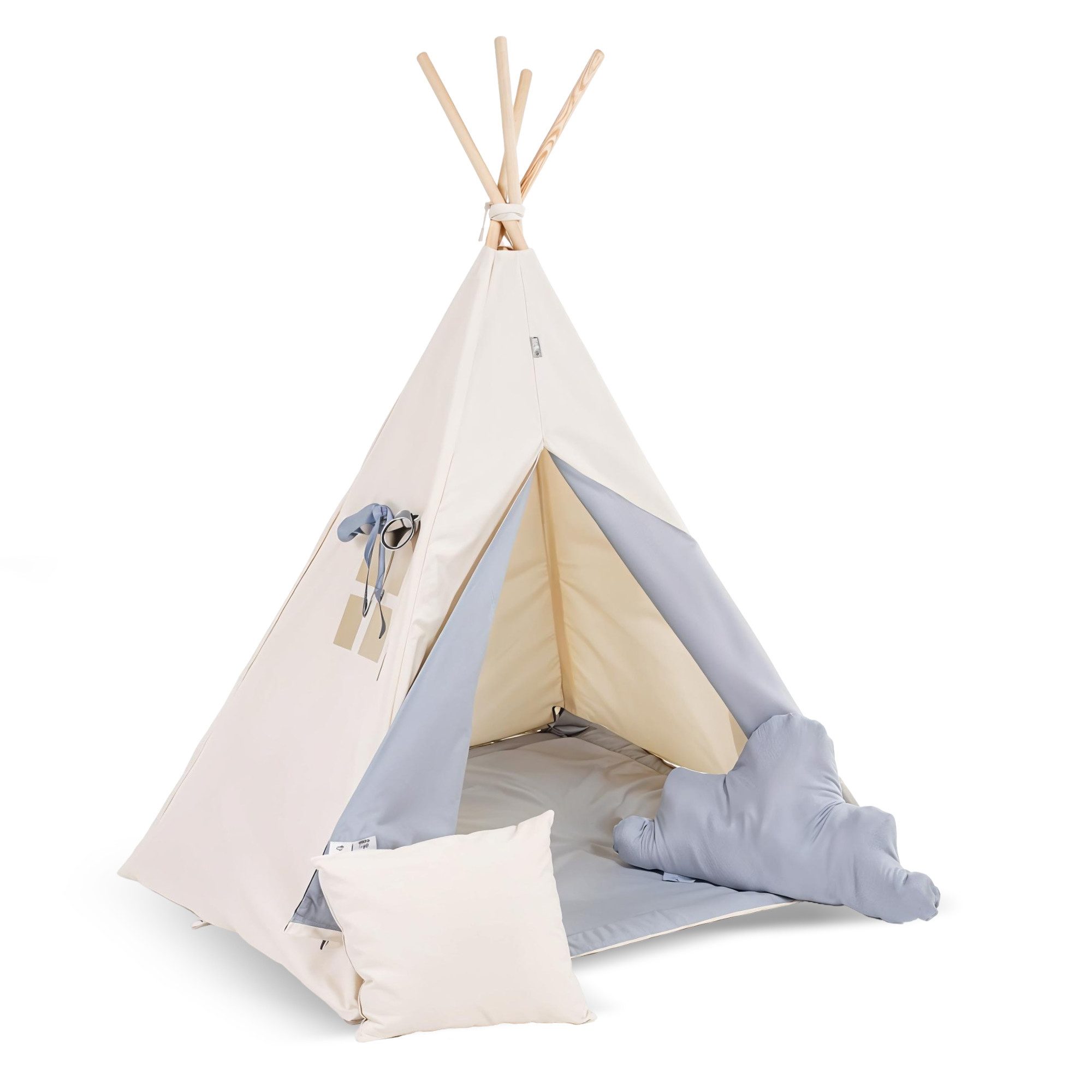 Rainbow Kids Tipi-Zelt Grauer Wolf, Personen: