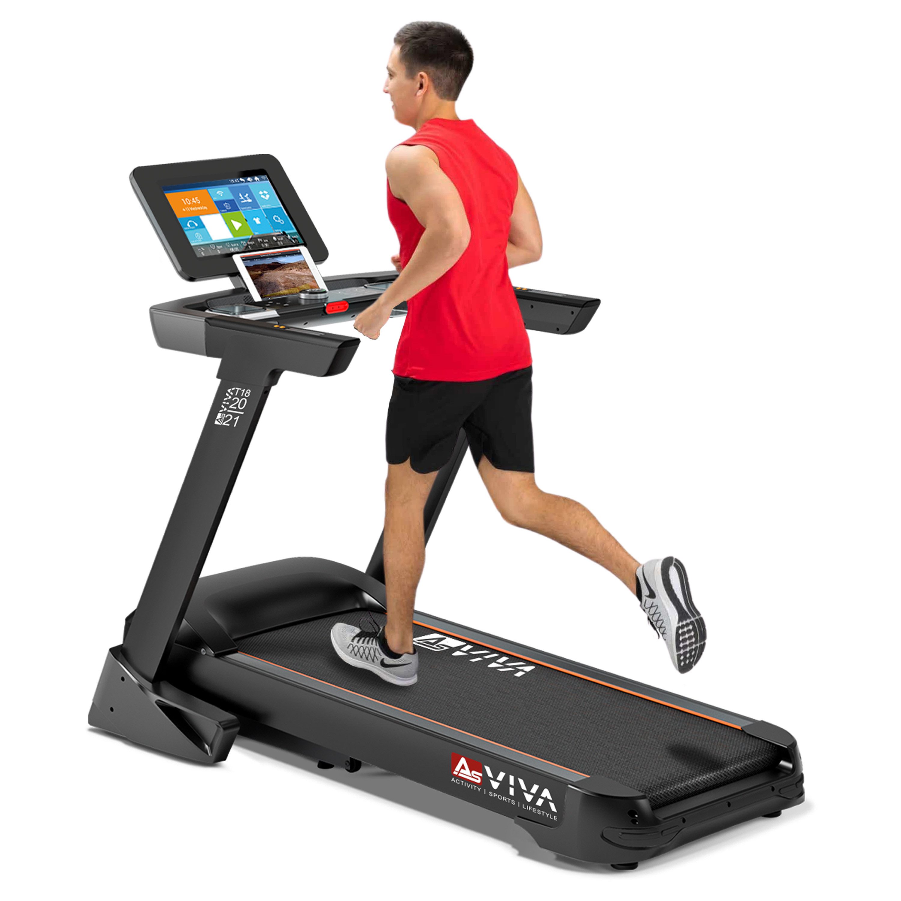 AsVIVA Laufband T18 Profi-Laufband mit 7,0