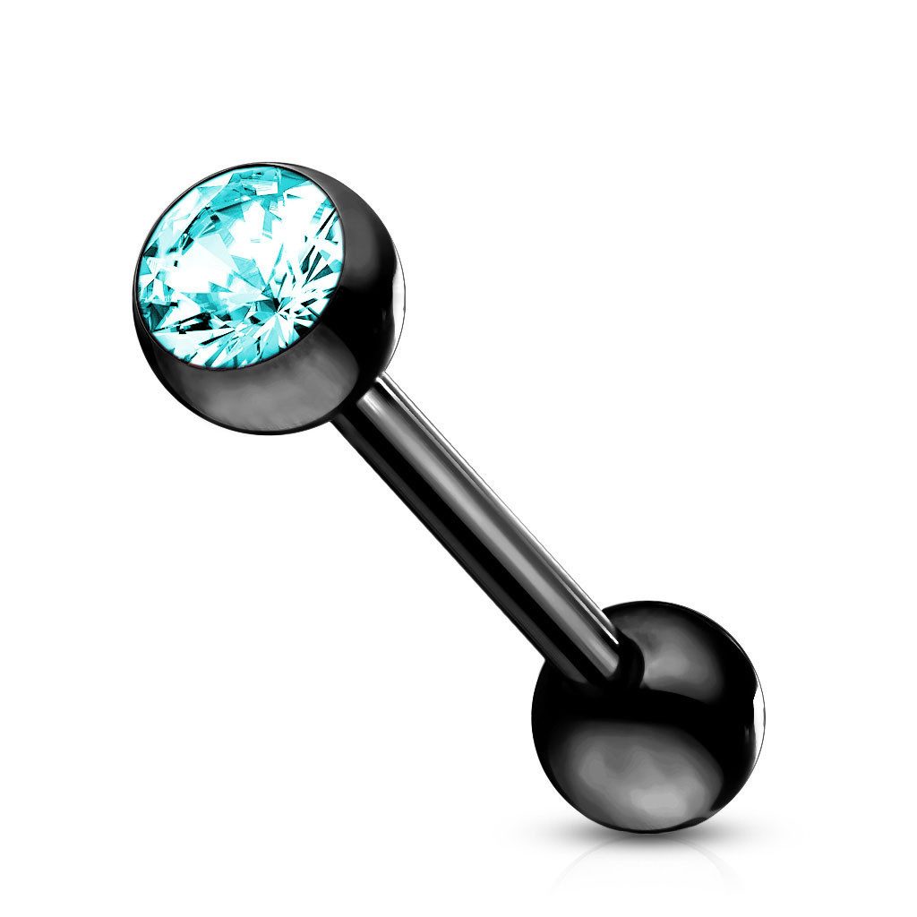viva-adorno Piercing-Set Zungenpiercing Barbell Piercing Stab
