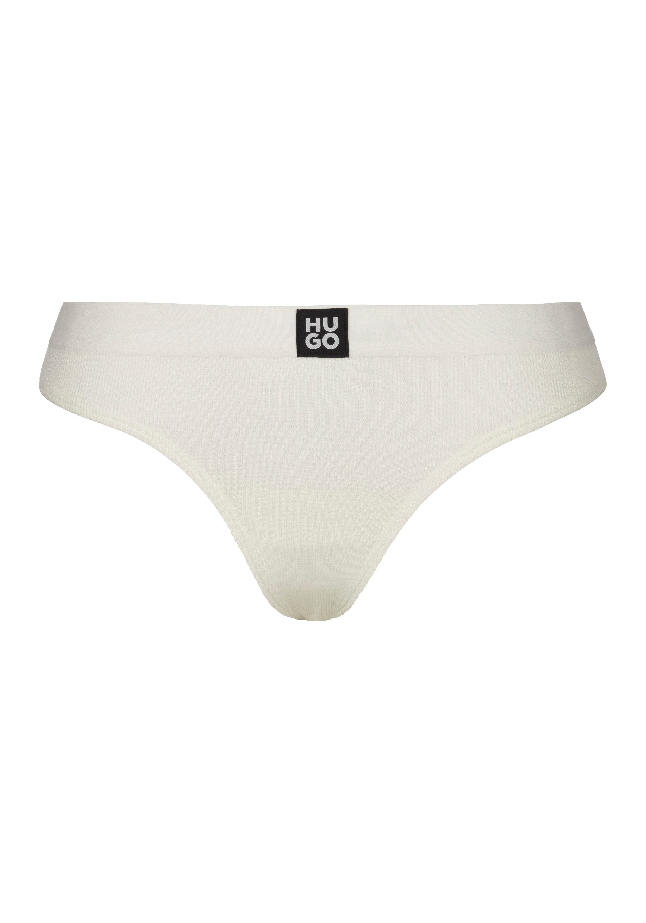 HUGO Slip mit HUGO Stickerei