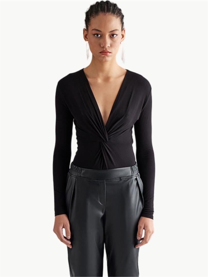 Rivus Hemdblusenkleid Damen Bluse, Vielseitig Damen