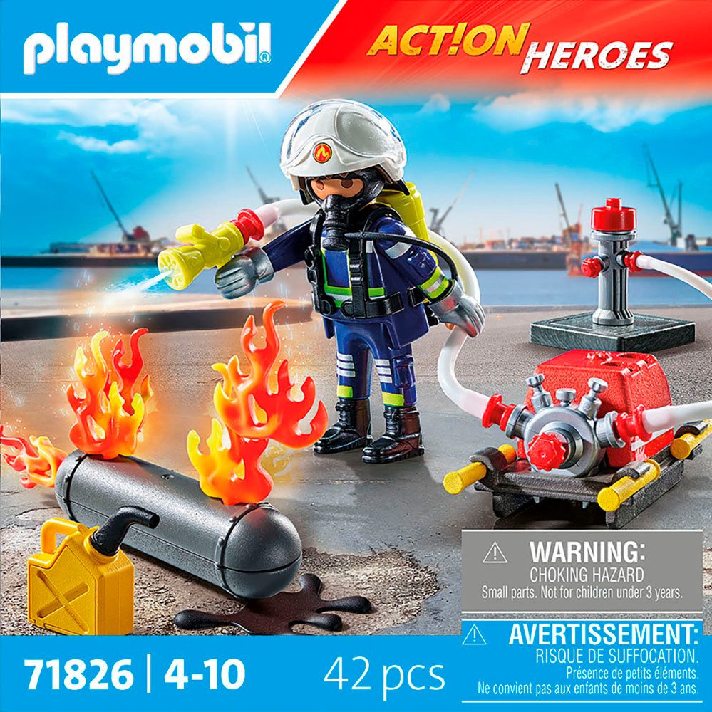Playmobil® Löschung eines Gastanks (71826), Playmobil