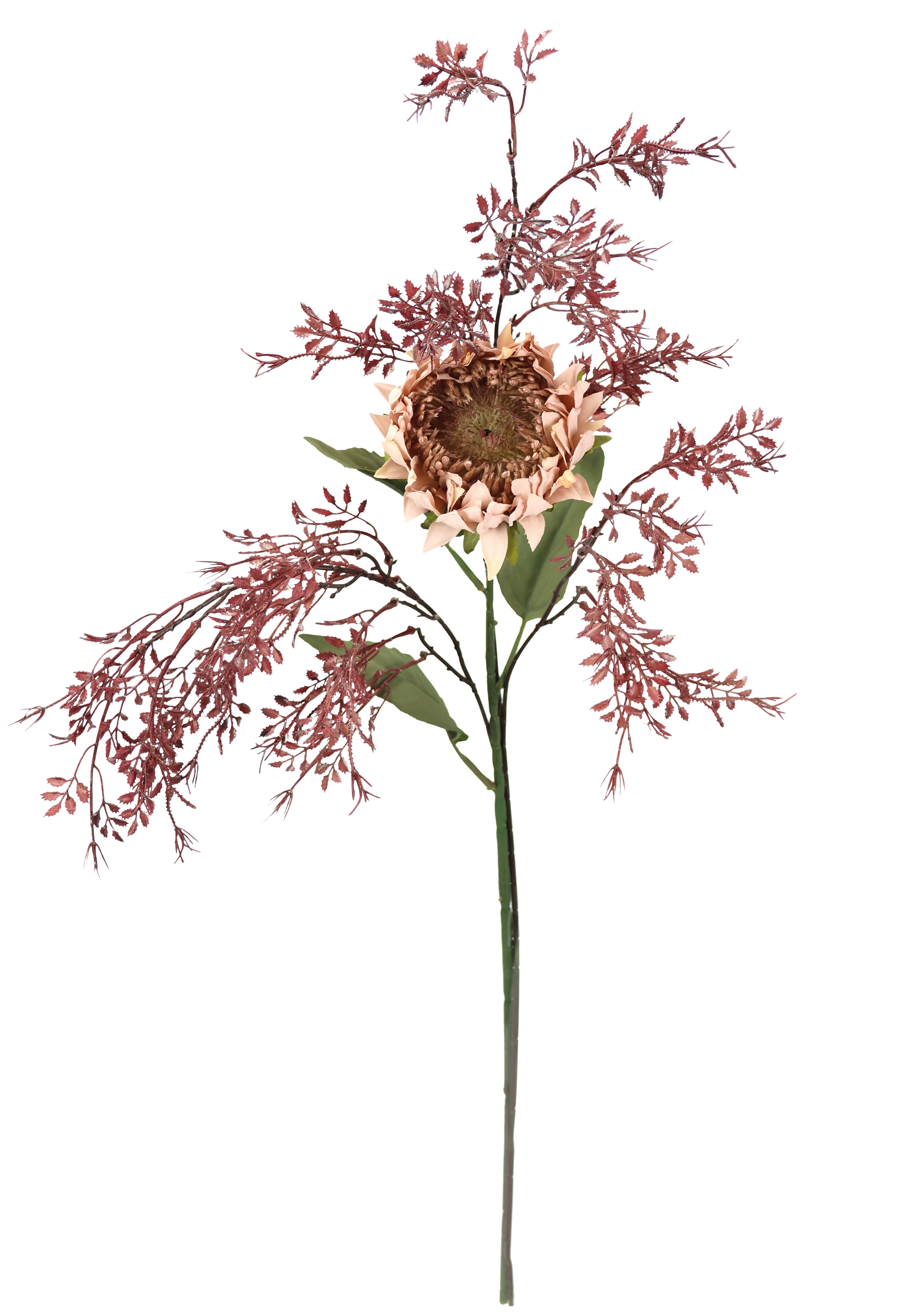 Kunstblumenstrauß Kunstblumen Set Artischocke, I.GE.A., Höhe