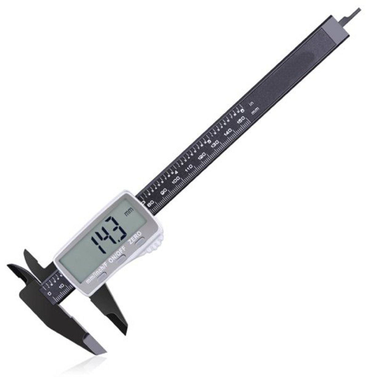 TACKLIFE Messschieber, 6' Digital Schieblehre Messlehre