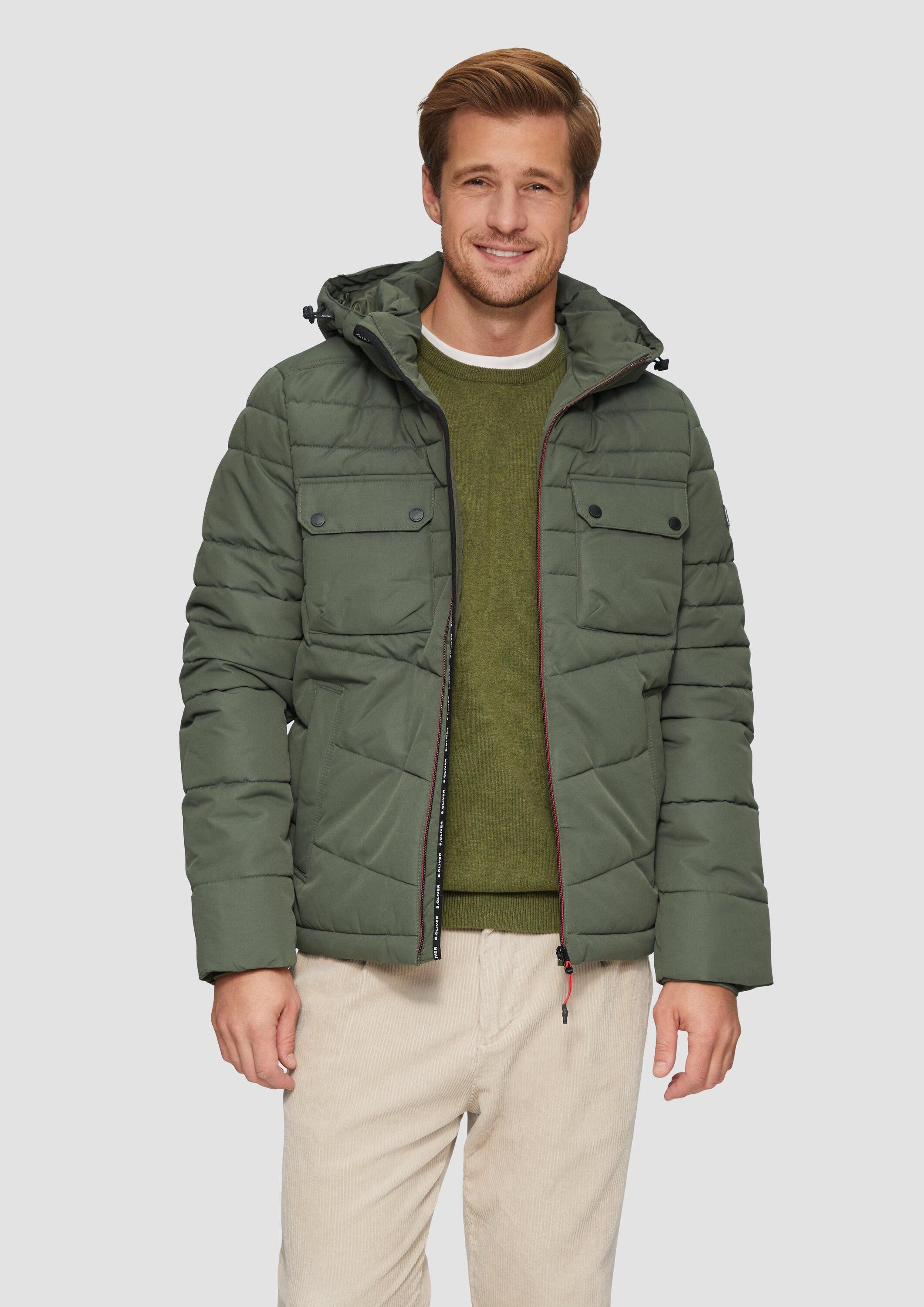 s.Oliver Winterjacke Outdoor-Jacke Gesteppte Jacke mit