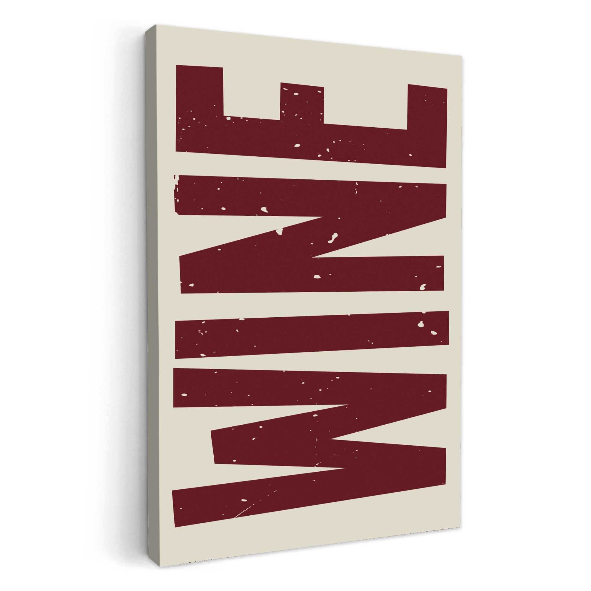OneMillionCanvasses® Leinwandbild Wein - Rot -