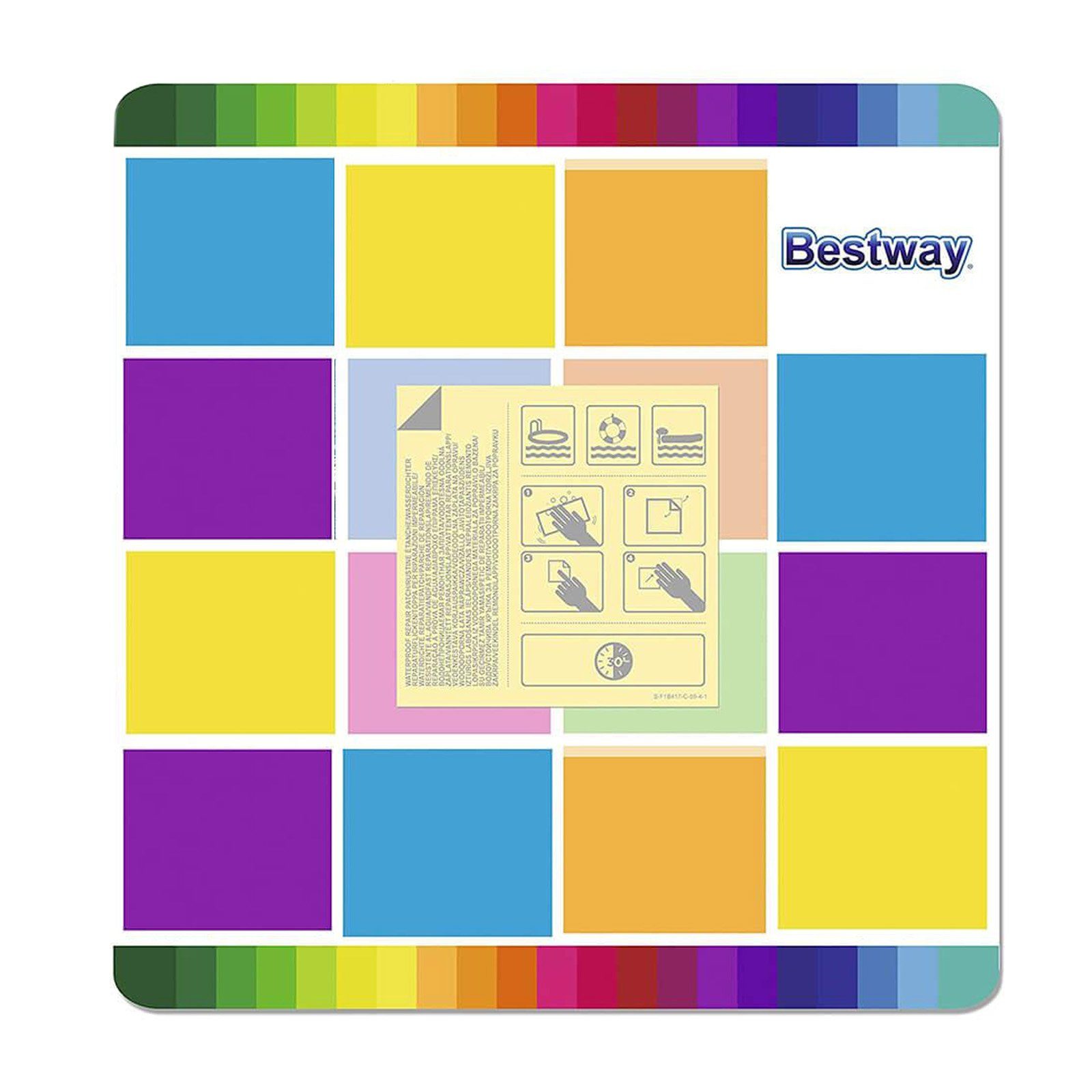 BESTWAY Planschbecken Bestway wasserfeste selbstklebende Reparaturflicken