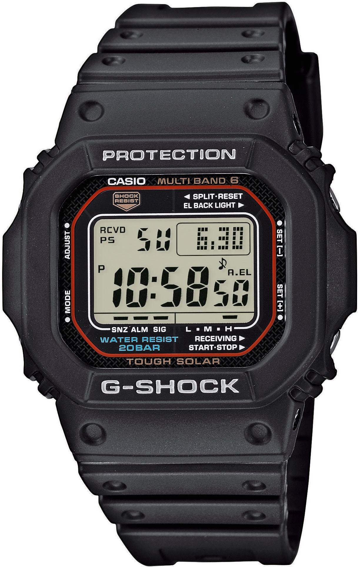 CASIO G-SHOCK Funkchronograph GW-M5610U-1ER, Solaruhr, Armbanduhr,