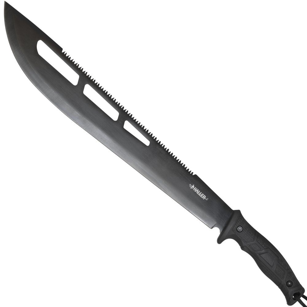 Haller Messer Machete Buschmesser schwarz mit