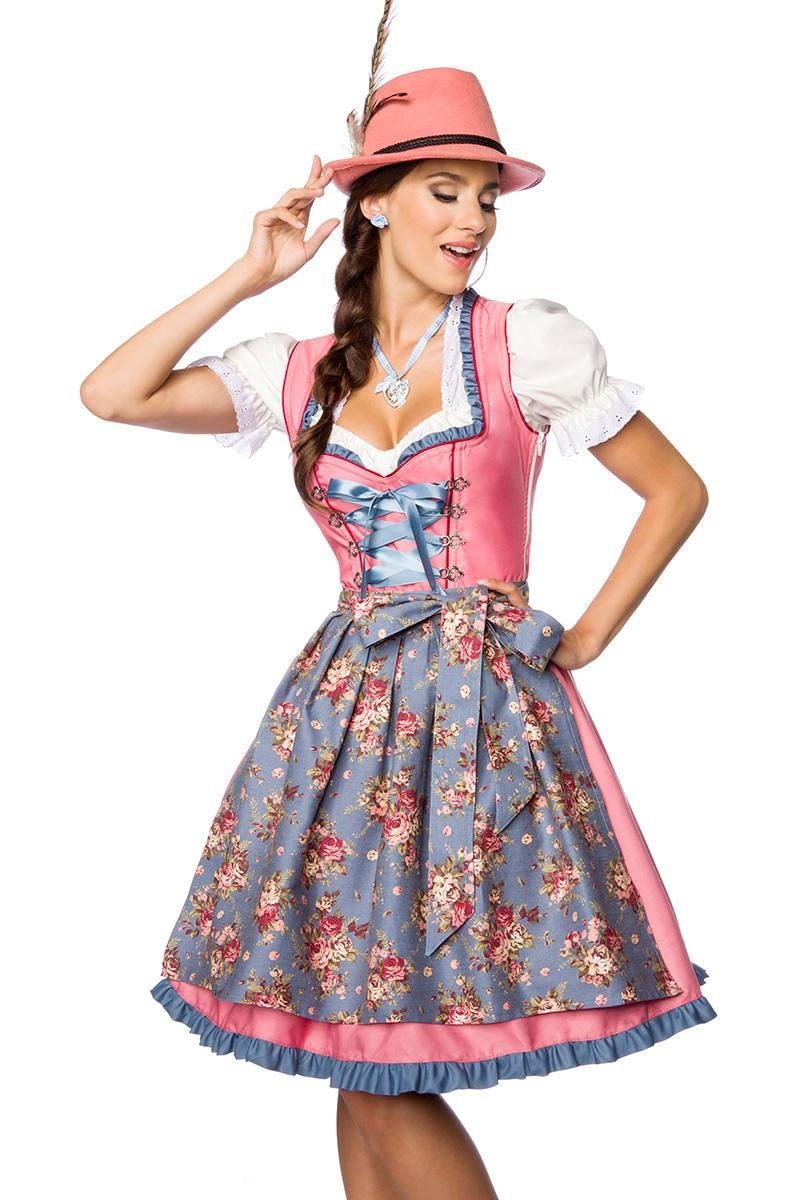 Dirndline Dirndl Verträumtes Dirndl mit Denim,