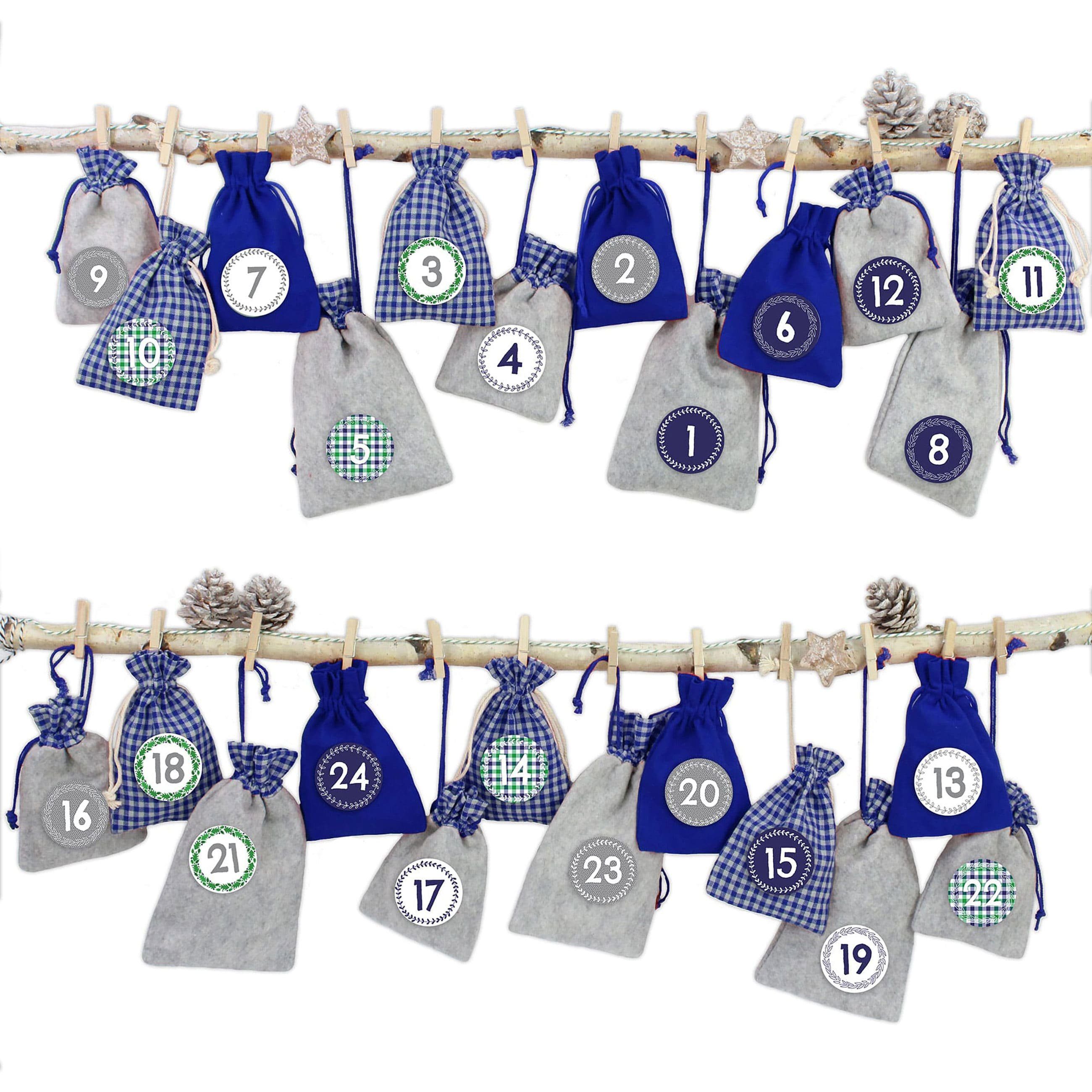 PAPIERDRACHEN befüllbarer Adventskalender Papierdrachen 24 Adventskalender