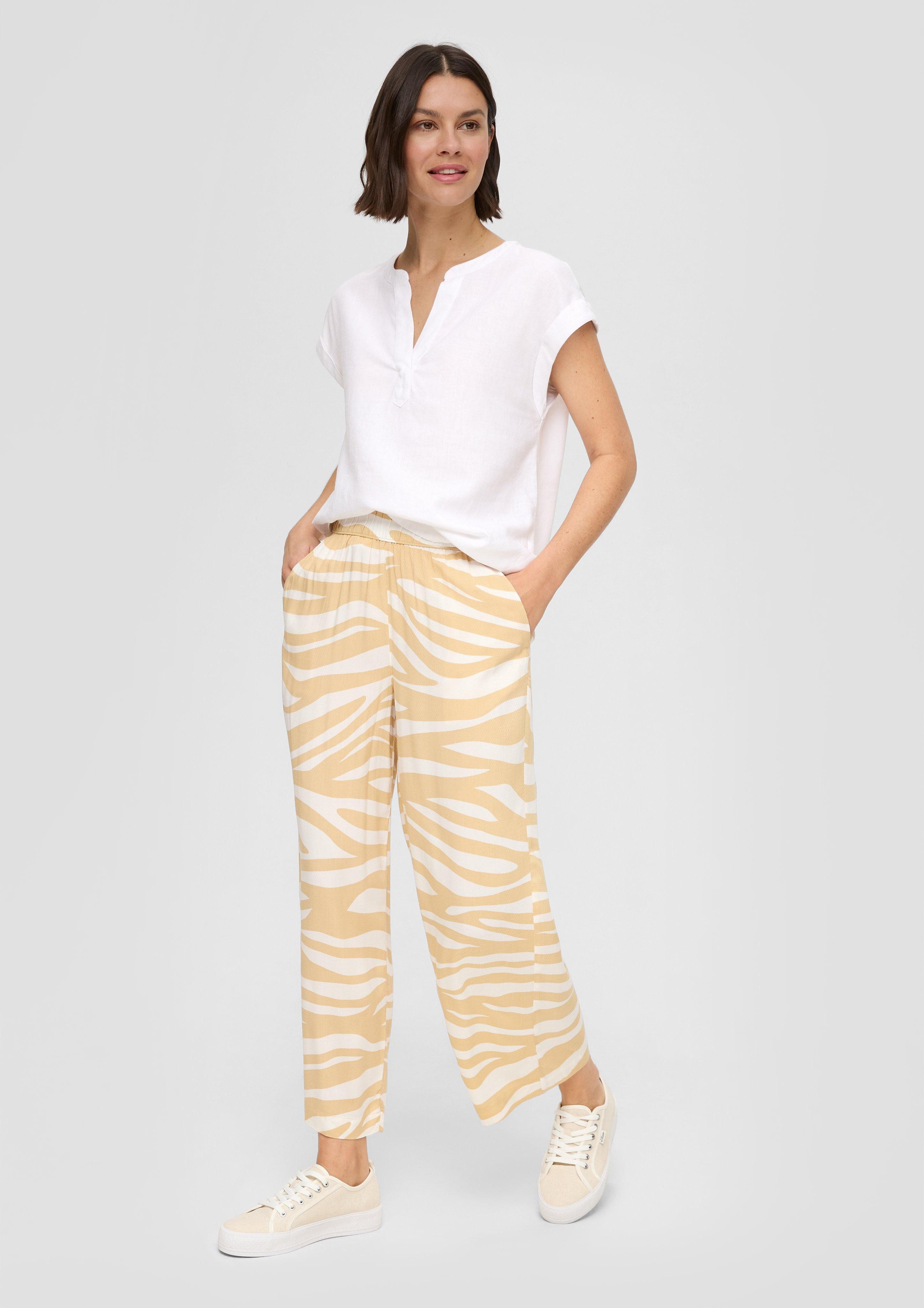 s.Oliver 7/8-Hose Hose aus reiner Viskose