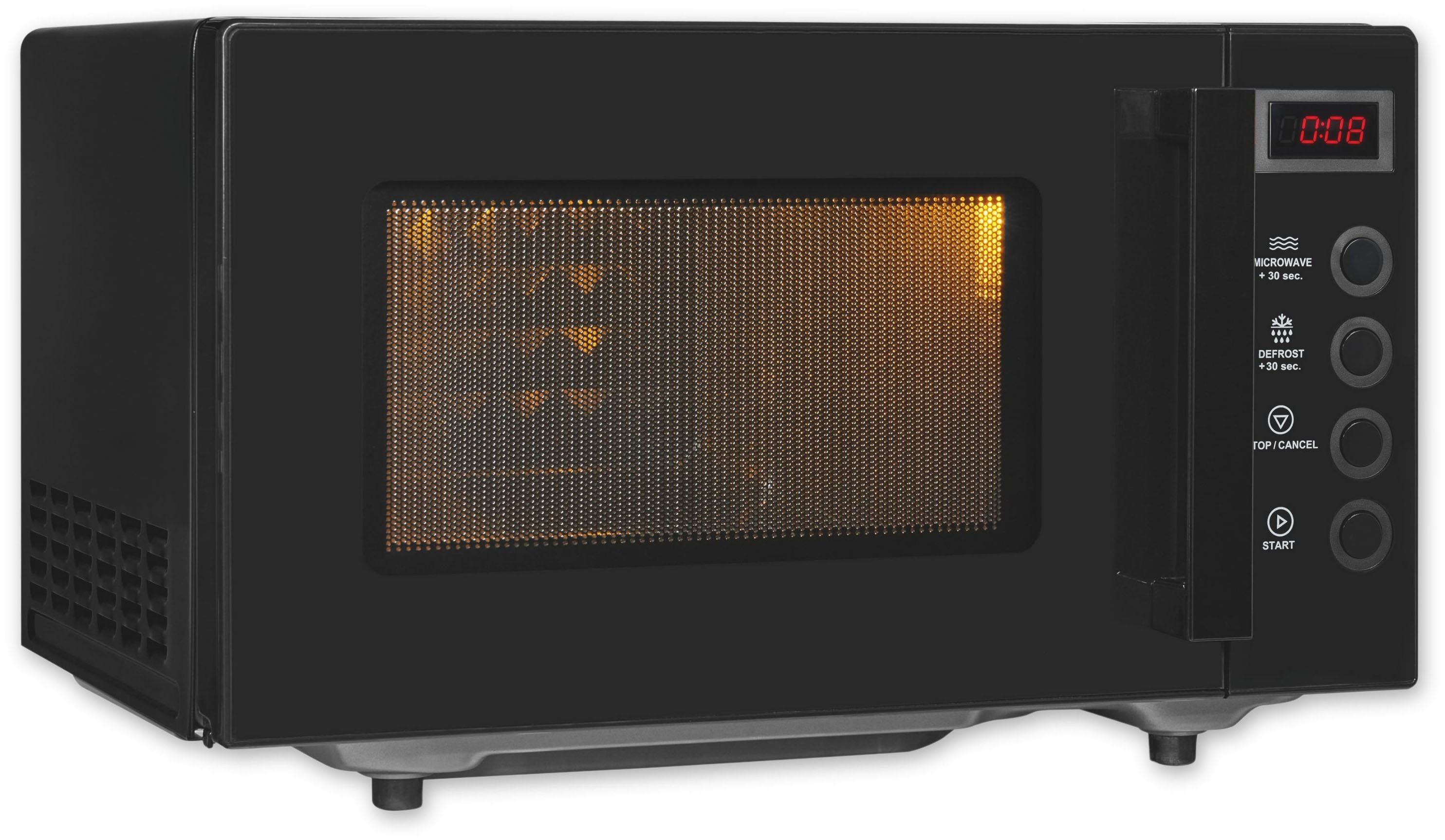 exquisit Mikrowelle MW7020-F-030DI, Mikrowelle, schwarz