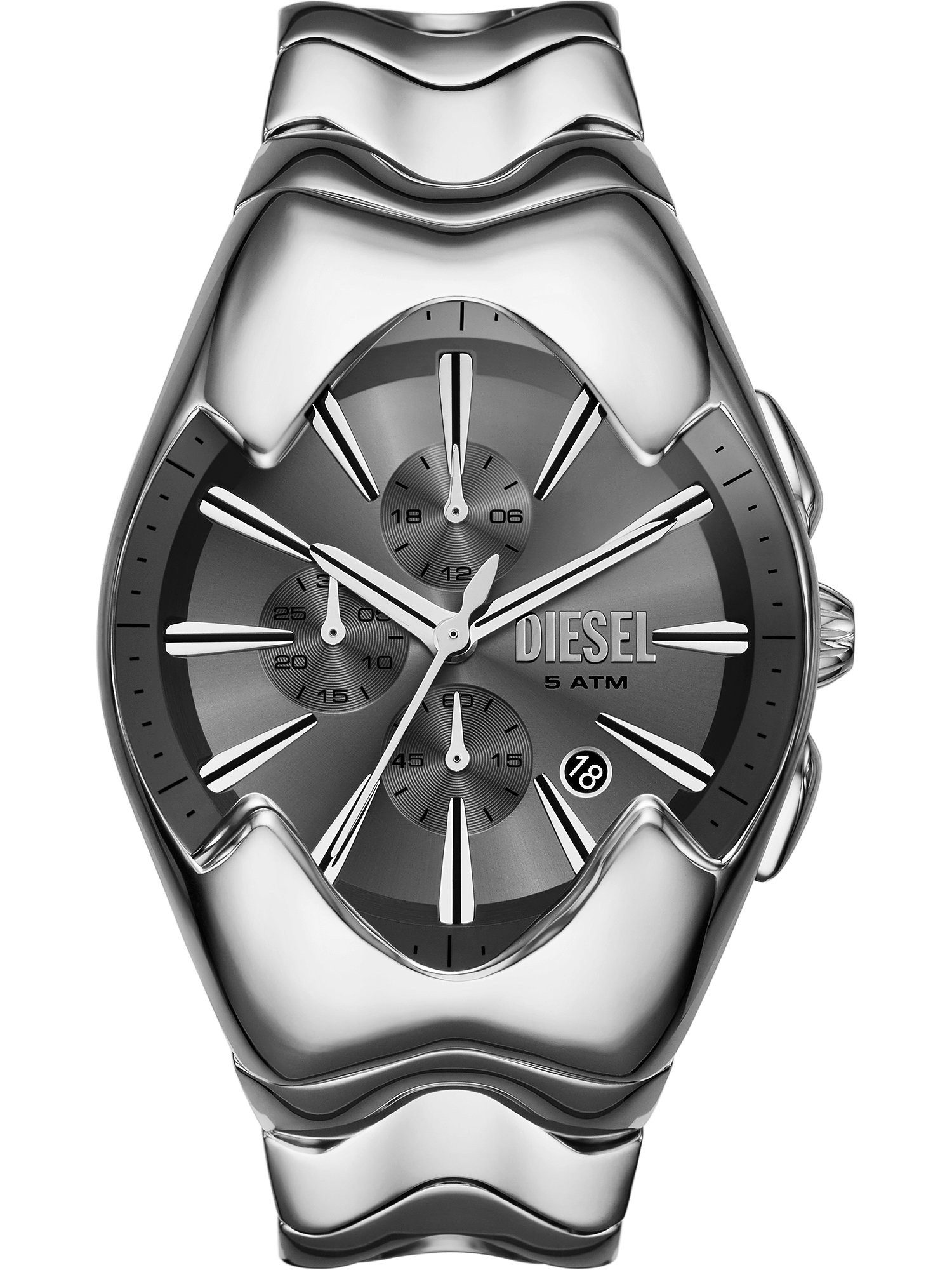 Diesel Chronograph Diesel Herren-Uhren Analog Quarz,