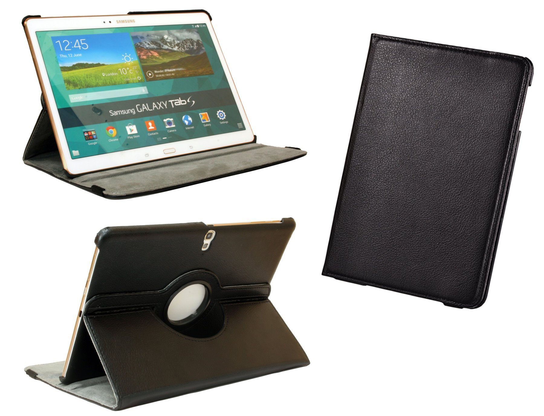 cofi1453 Tablet-Hülle Tablet Tasche 360° Rotierbar