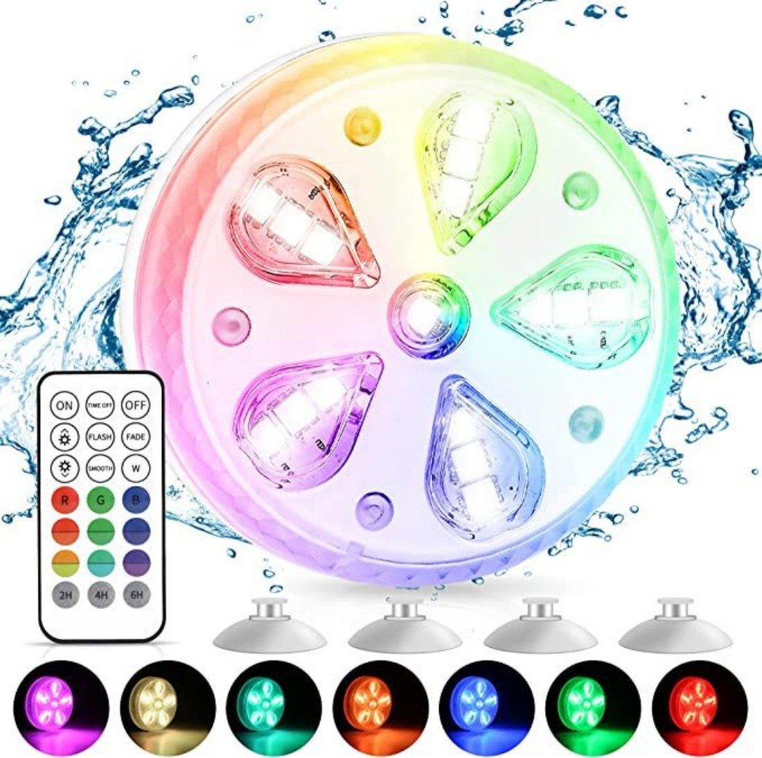 ibettertec Pool-Lampe Pool-Lampe Pool Beleuchtung 16