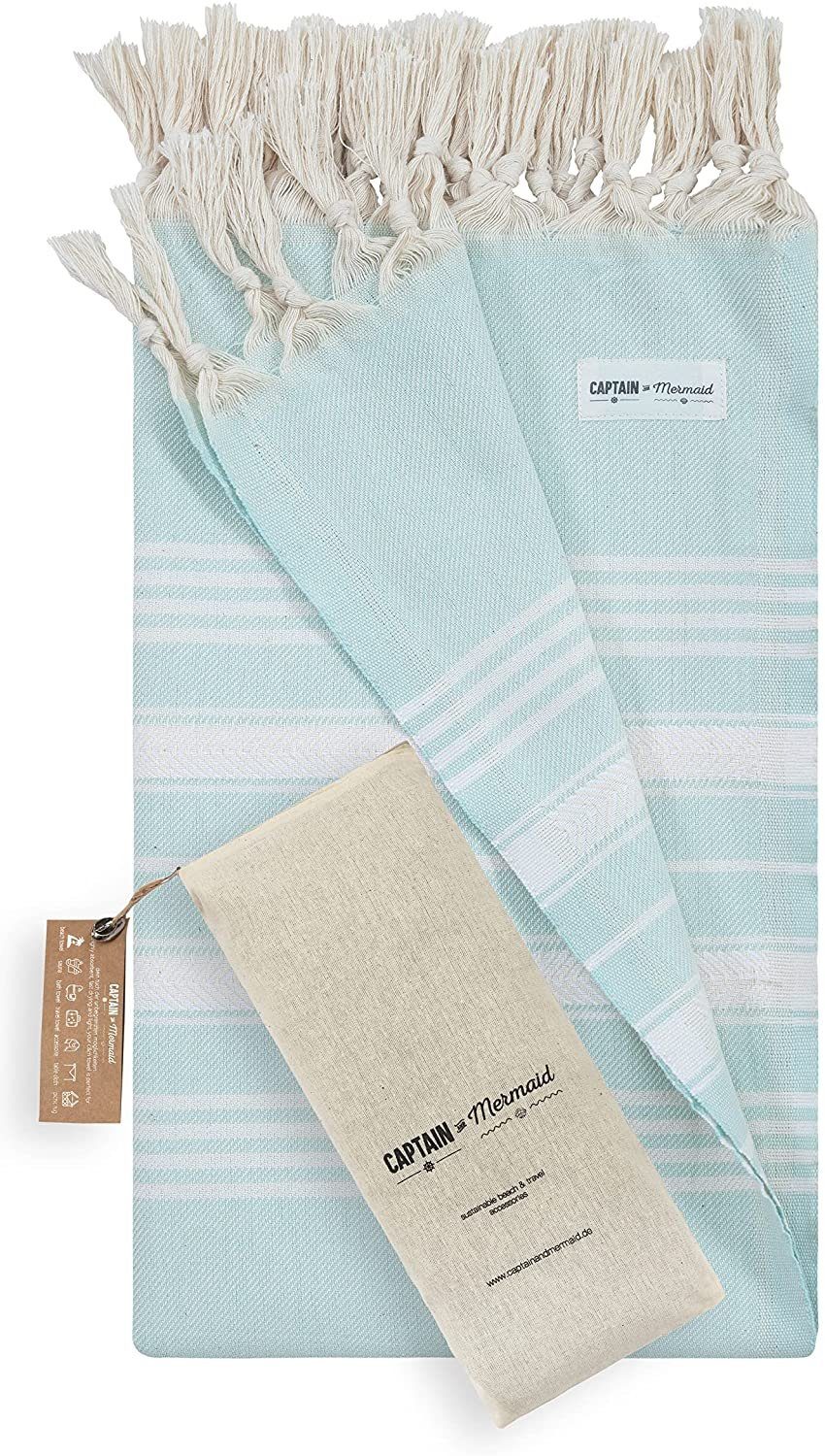BOHORIA Strandtuch Captain&Mermaid® Strandtuch aus 100%