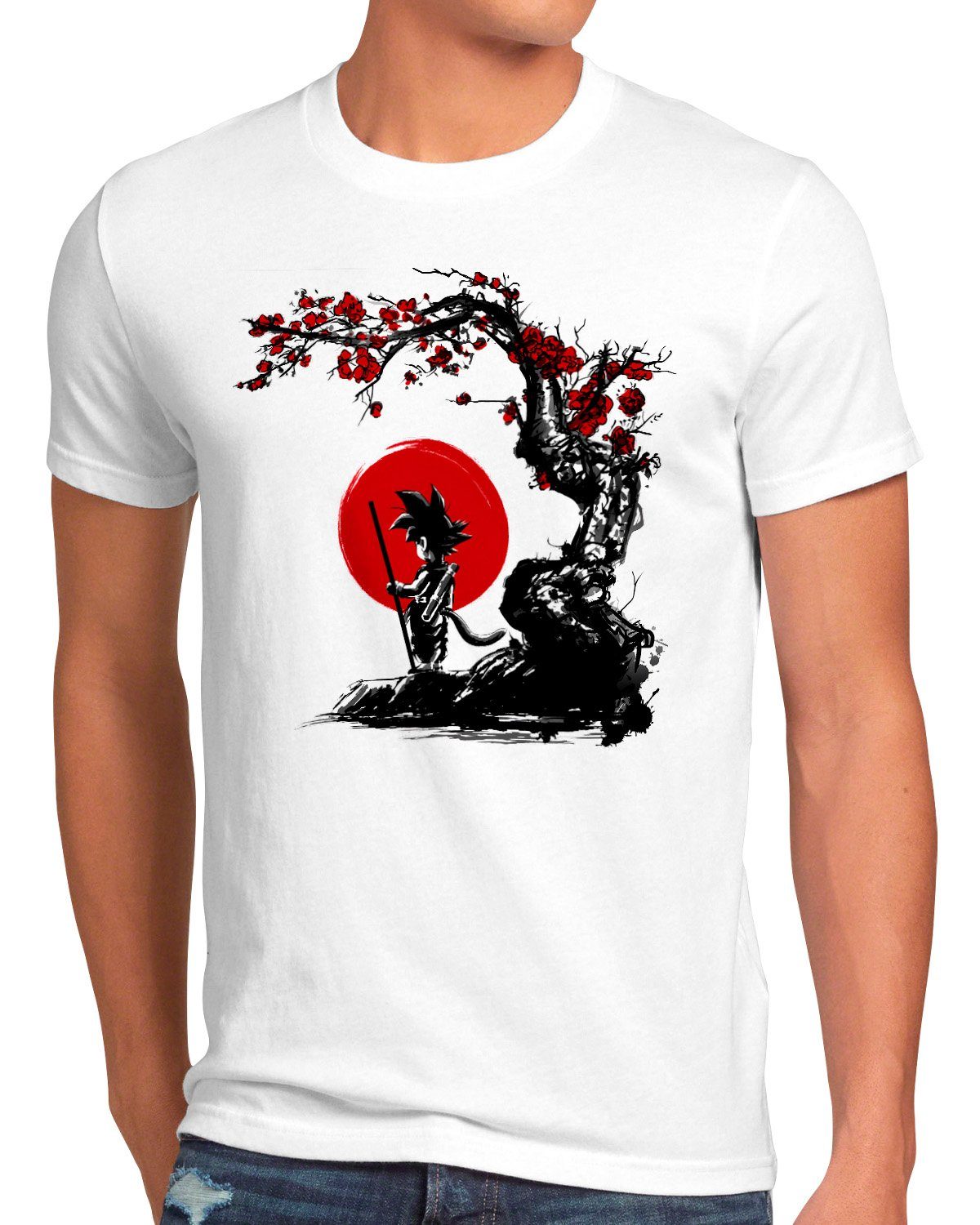 style3 T-Shirt Dragon Sunset super dragonball