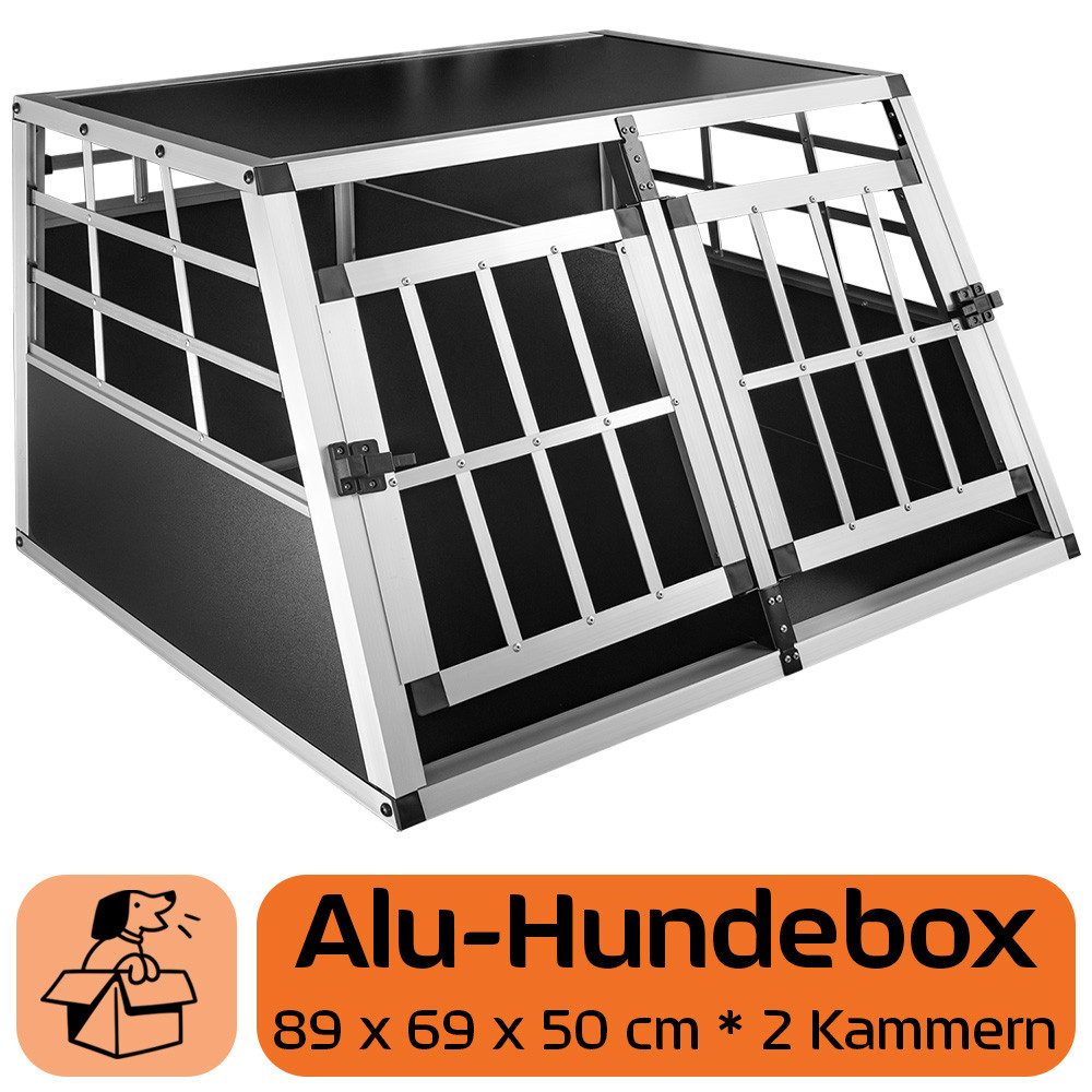 Petigi Tiertransportbox Hundetransportbox Hundebox Transportbox Aluminium