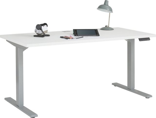 Maja Möbel Schreibtisch »eDJUST Schreibtisch 5507«, elektrisch höhenverstellbar, 2-Motoren-Gestell, Memoryfunktion