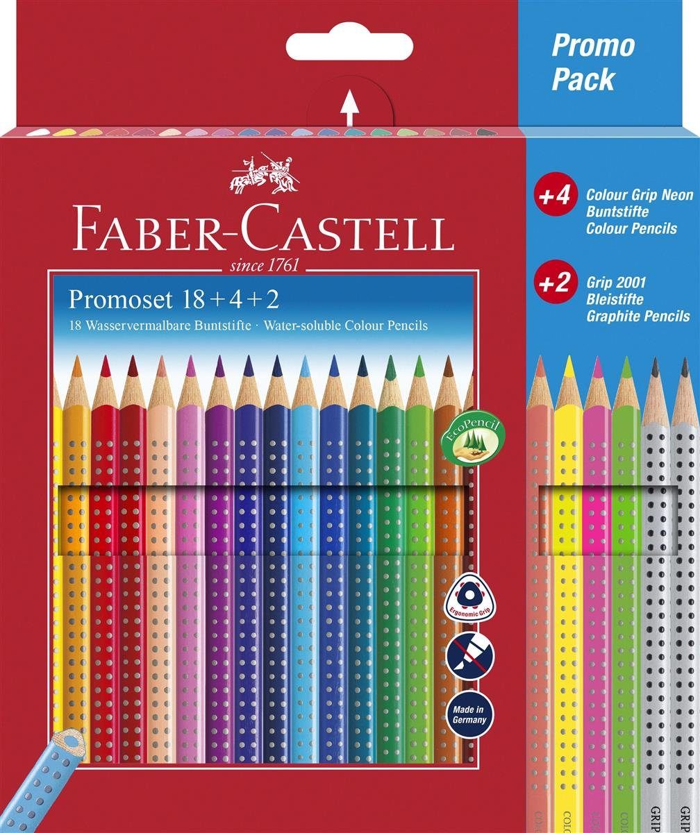 Faber-Castell Buntstift Faber-Castell 201540 Dreikant-Buntstifte Colour