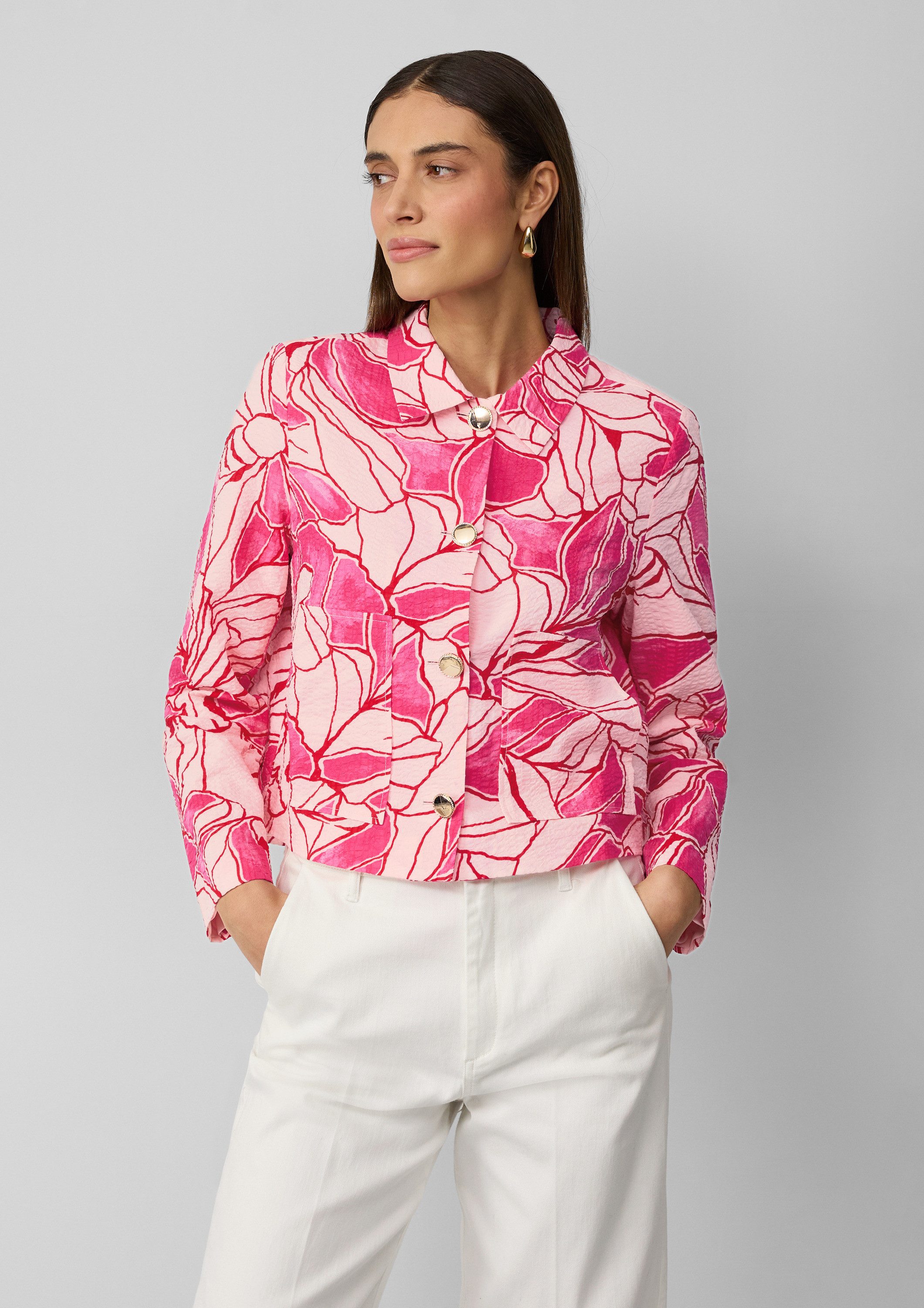 s.Oliver Funktionsjacke Indoor-Jacke Strukturierte Jacke mit