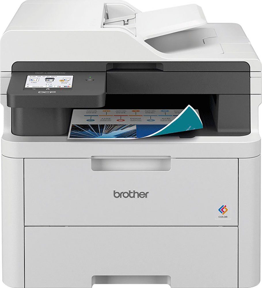 Brother DCP-L3560CDW Multifunktionsdrucker, (LAN (Ethernet), WLAN
