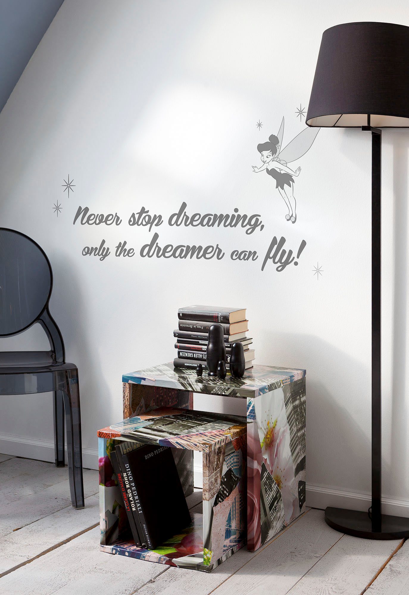 Komar Wandtattoo Disney Never stop dreaming