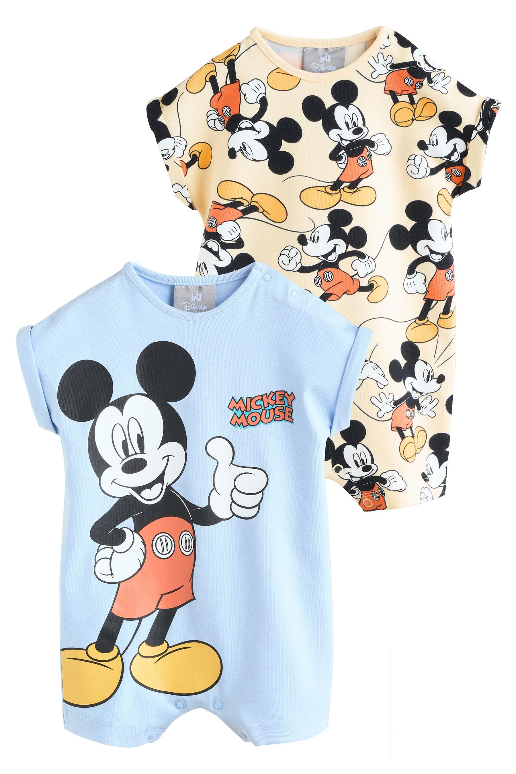 Next Strampler 2er-Pack Baby-Strampler Mickey Mouse