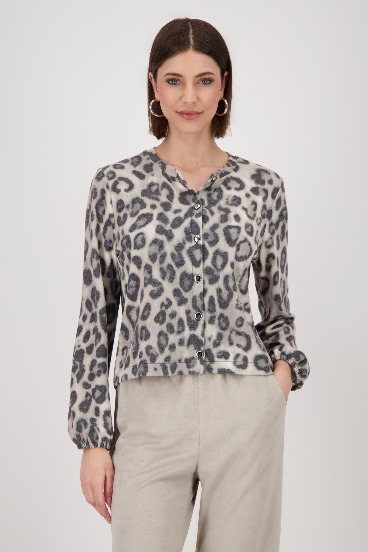Monari Strickjacke Jacke Jacke Leo Allover