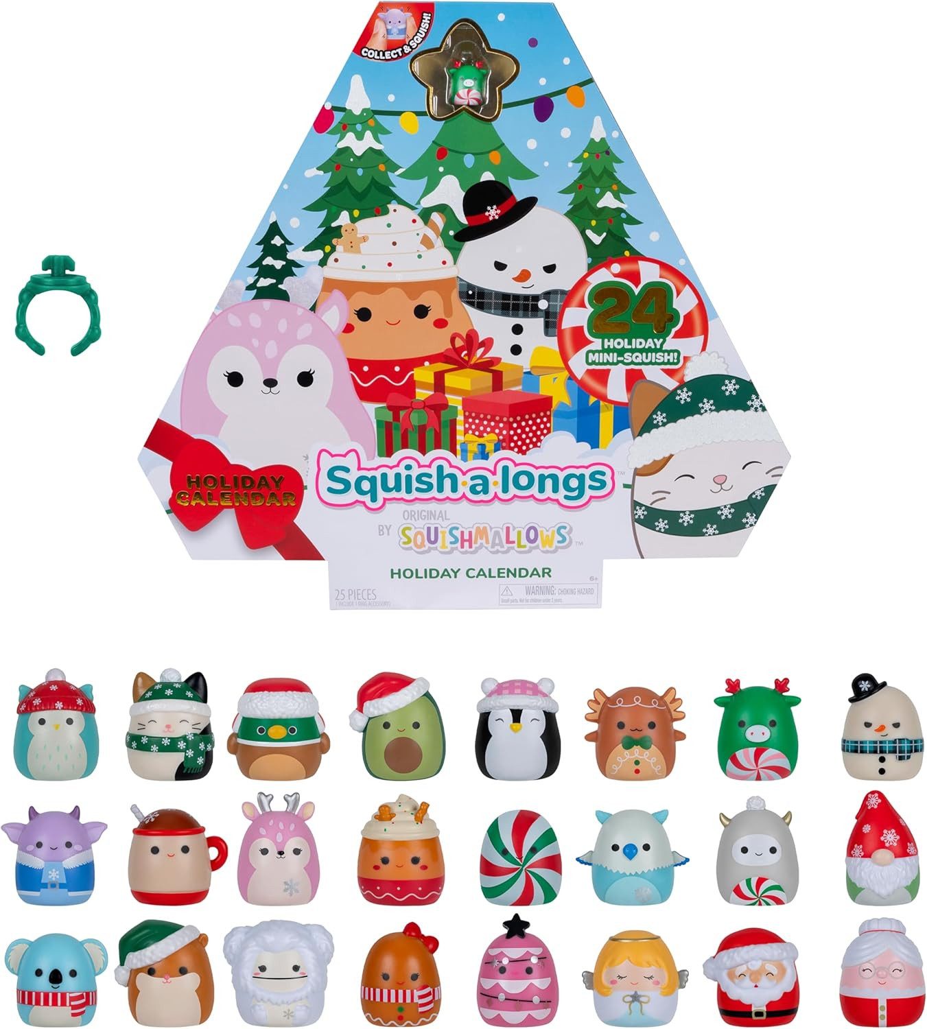 Jazwares Adventskalender Squish-A-Longs Adventskalender 2025 (24-tlg)