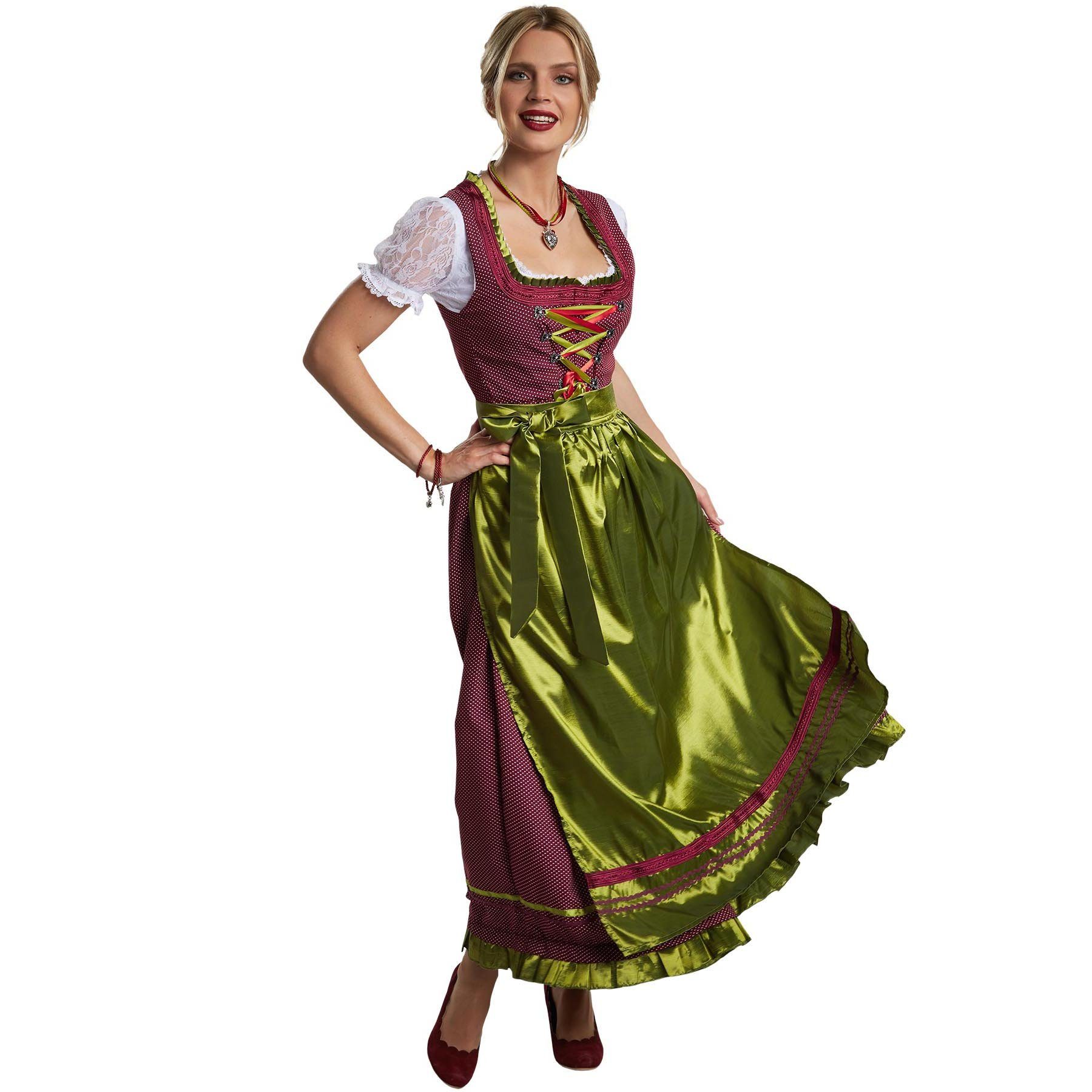 dressforfun Dirndl Frauenkostüm Maxi-Dirndl Ruhpolding Modell