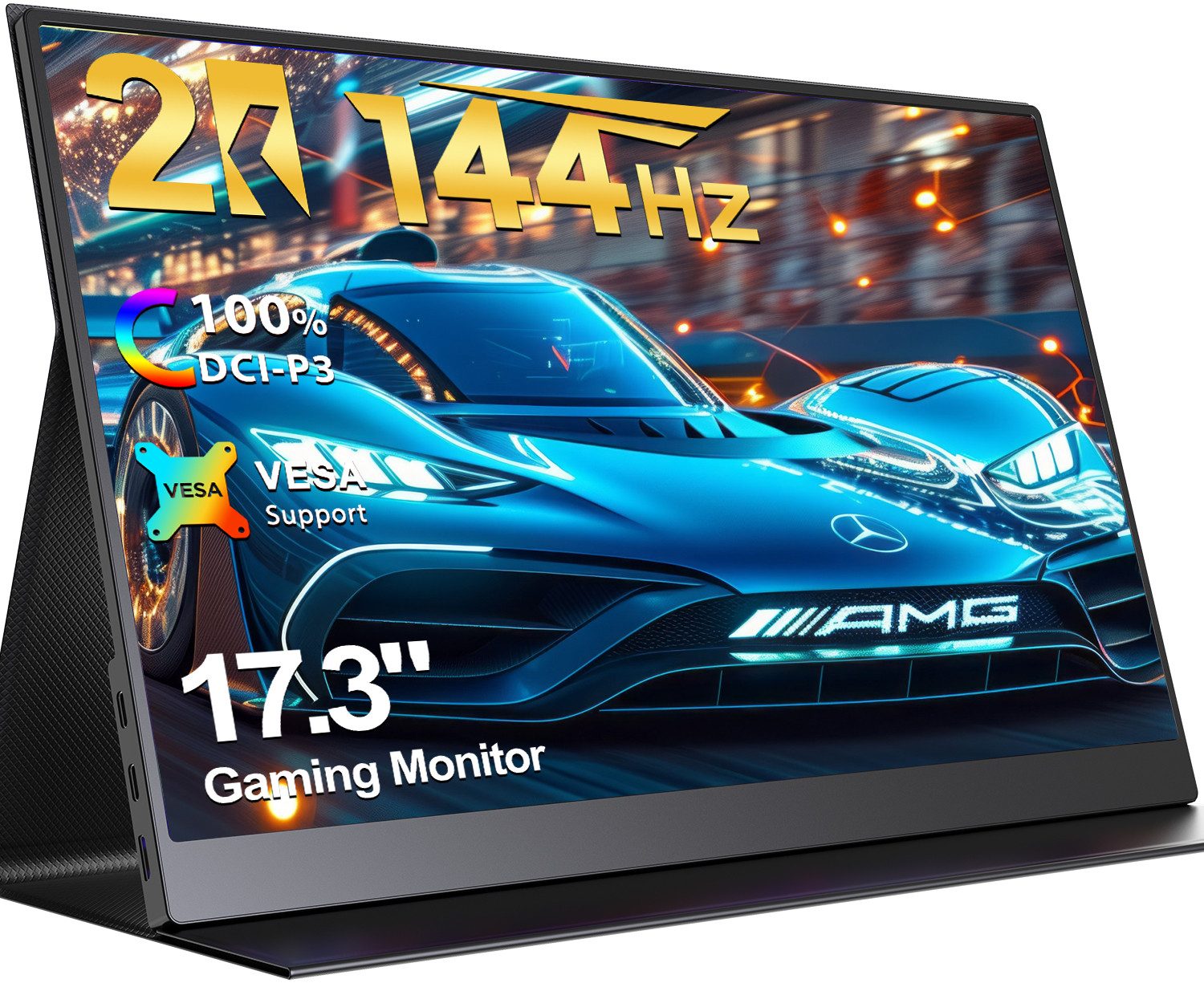 UPERFECT Tragbarer Monitor, Gaming Monitor Portabler