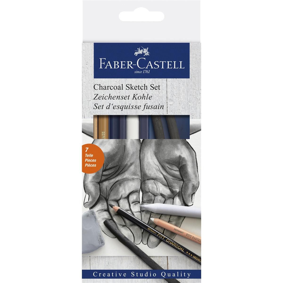 Faber-Castell Zeichenkohle Faber-Castell Kohle Zeichenset