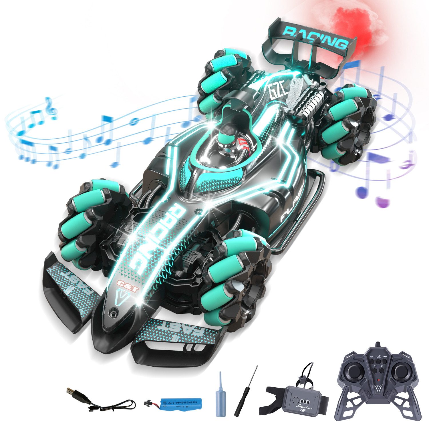 Elegear RC-Auto Ferngesteuertes Auto mit LED