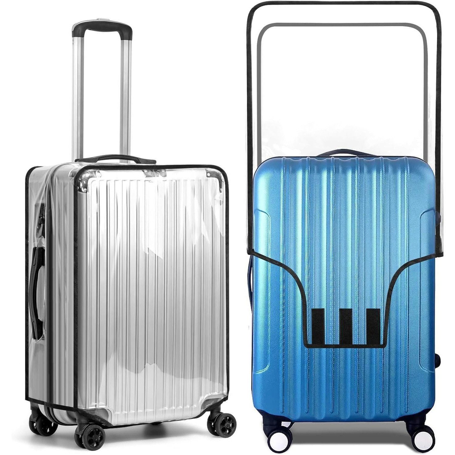 RWEUOQ Kofferhülle Transparent Kofferhülle Kofferschutzhülle Reisekoffer,