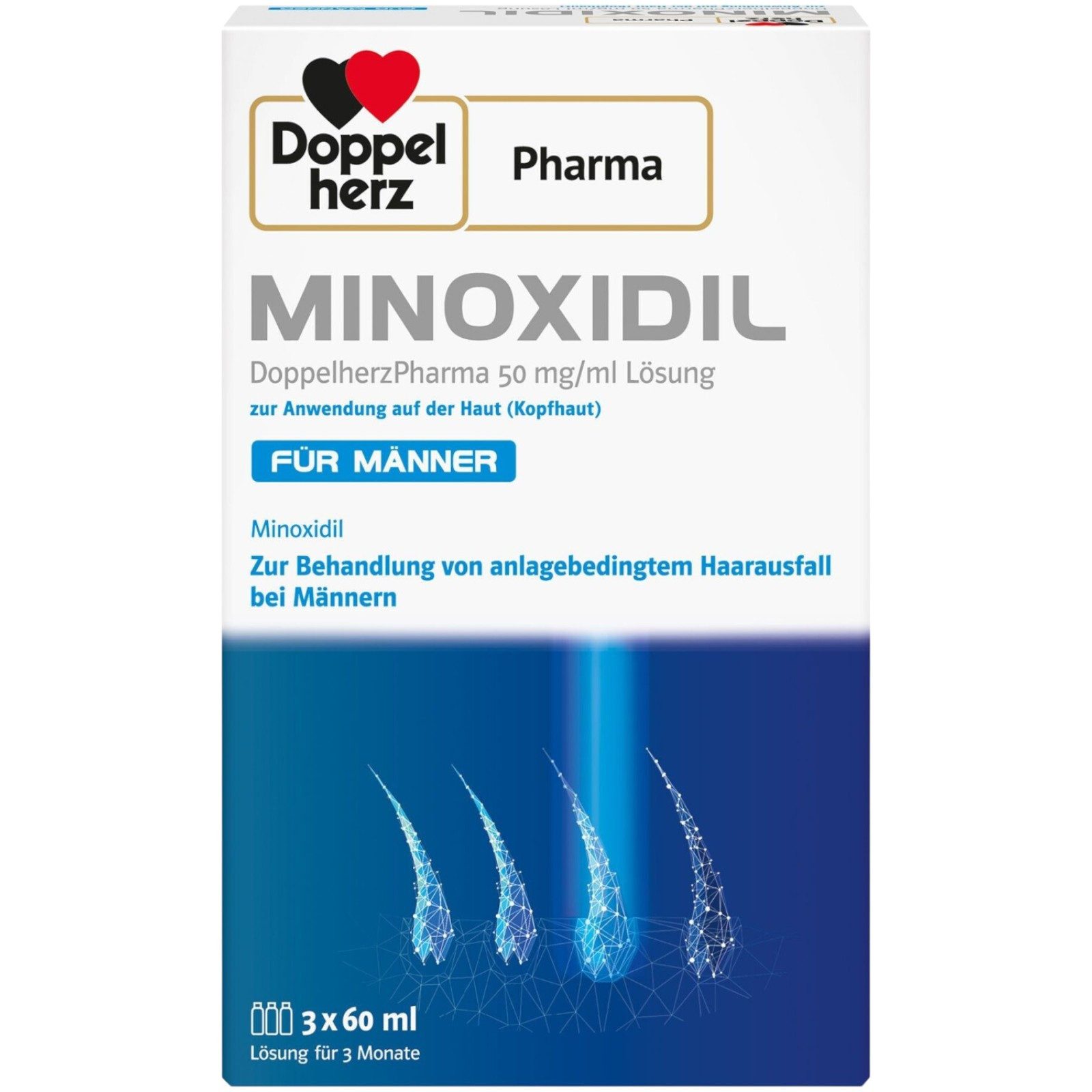 Doppelherz Körperpflegemittel DoppelherzPharma Minoxidil 50mg/ml Lsg.