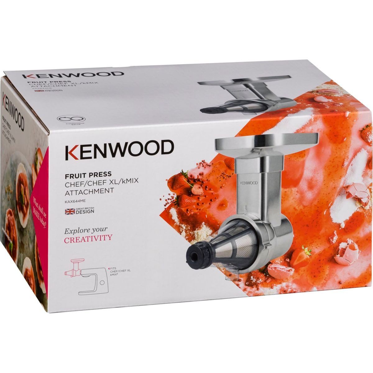 Kenwood Küchenmaschine KAX644ME Beerenpresse