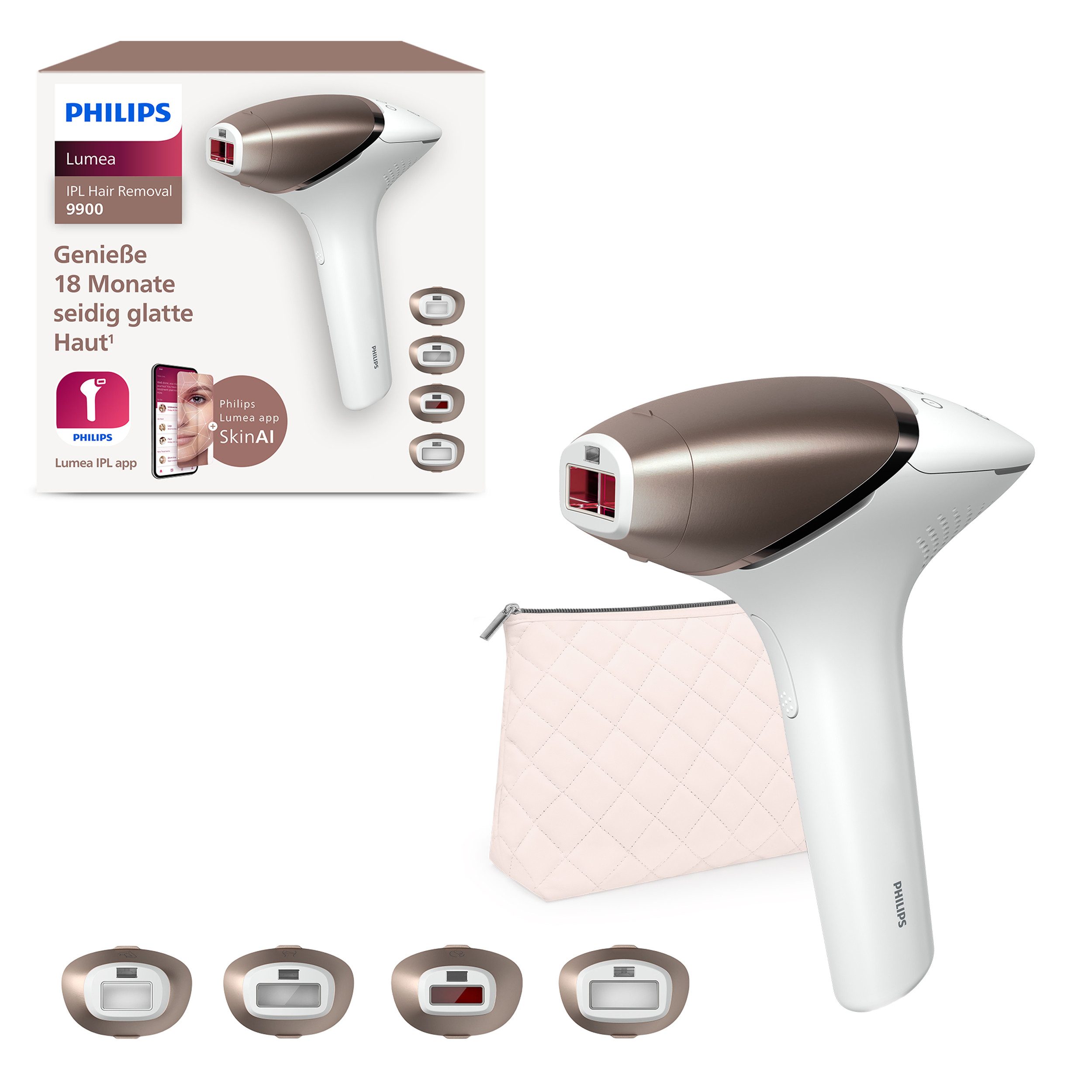 Philips IPL-Haarentferner Lumea S9900 BRI951/01, 450.000