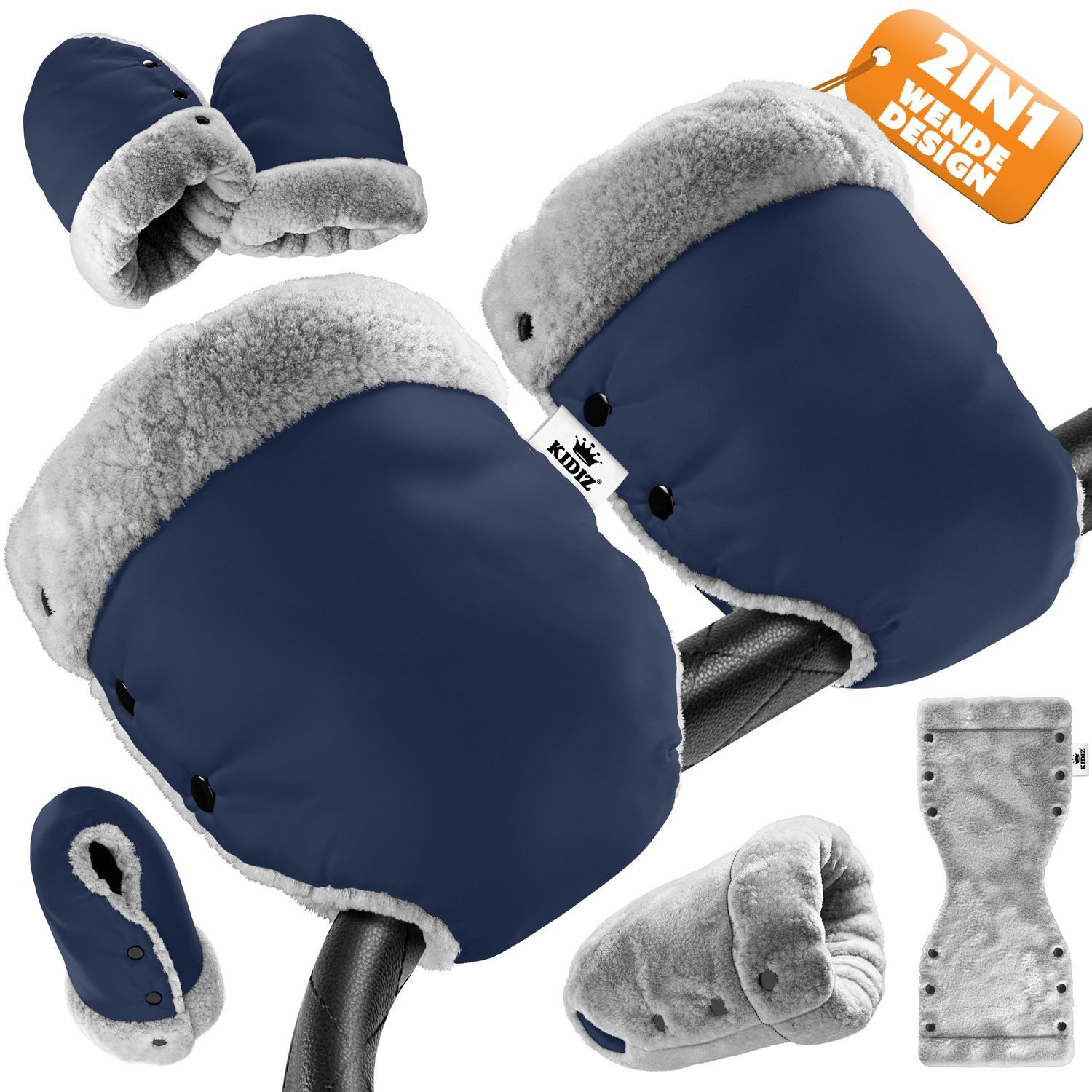 KIDIZ Kinderwagen-Handwärmer, Handwärmer Kinderwagen Handschuhe Handmuff