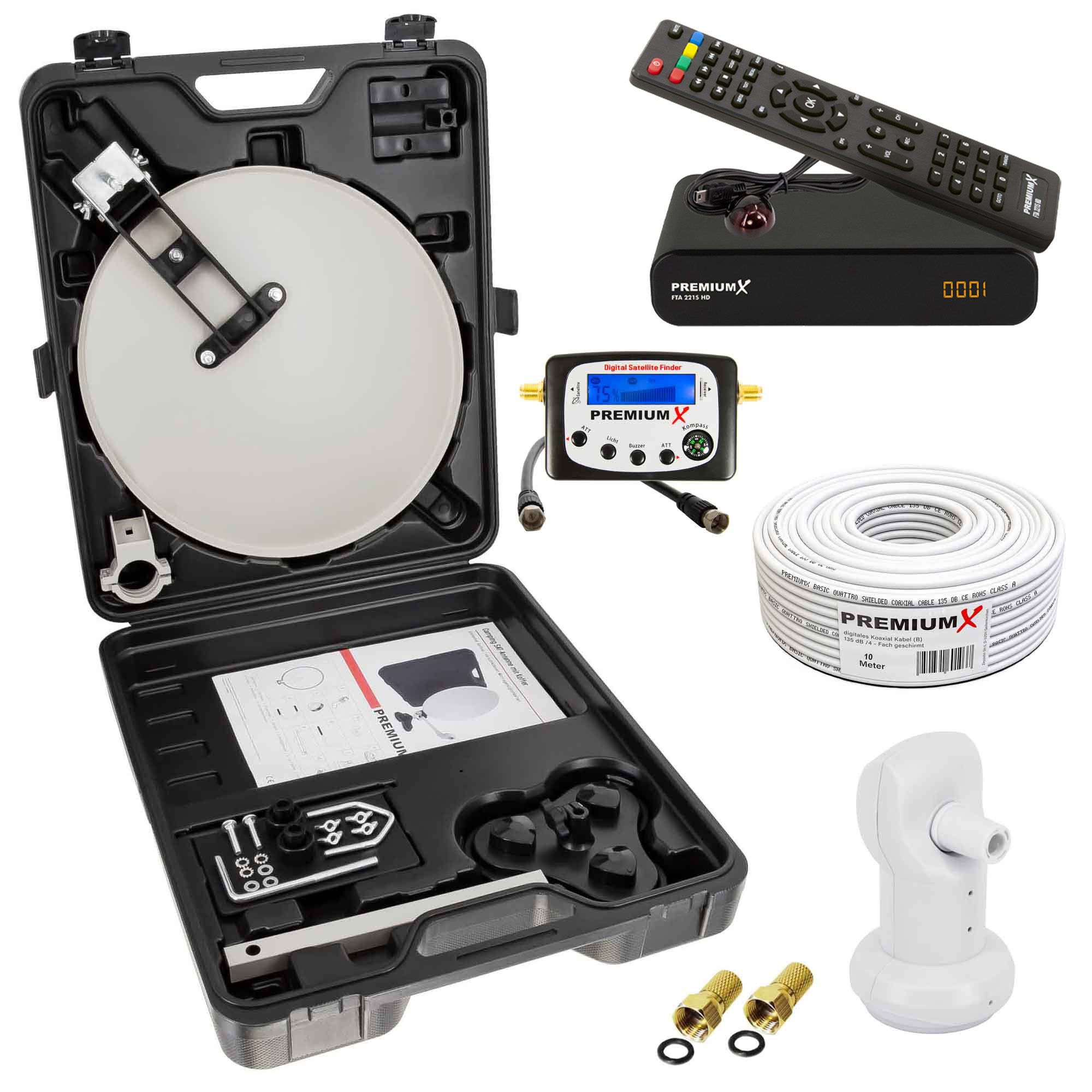 PremiumX Camping SAT Anlage Receiver SatFinder