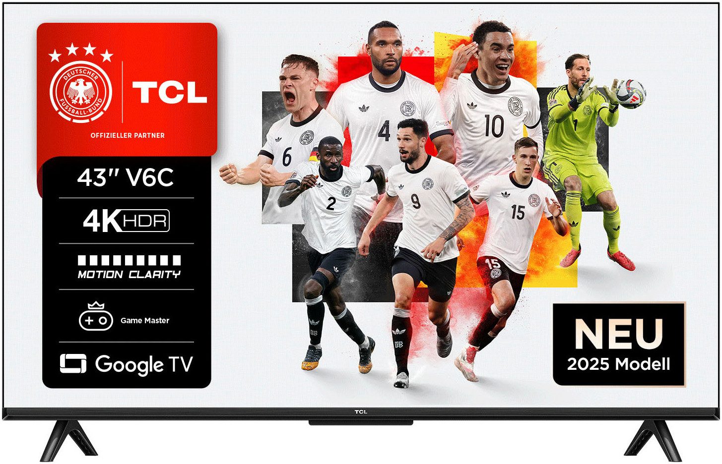 TCL 43V6CX1 LED-Fernseher (109 cm/43 Zoll,