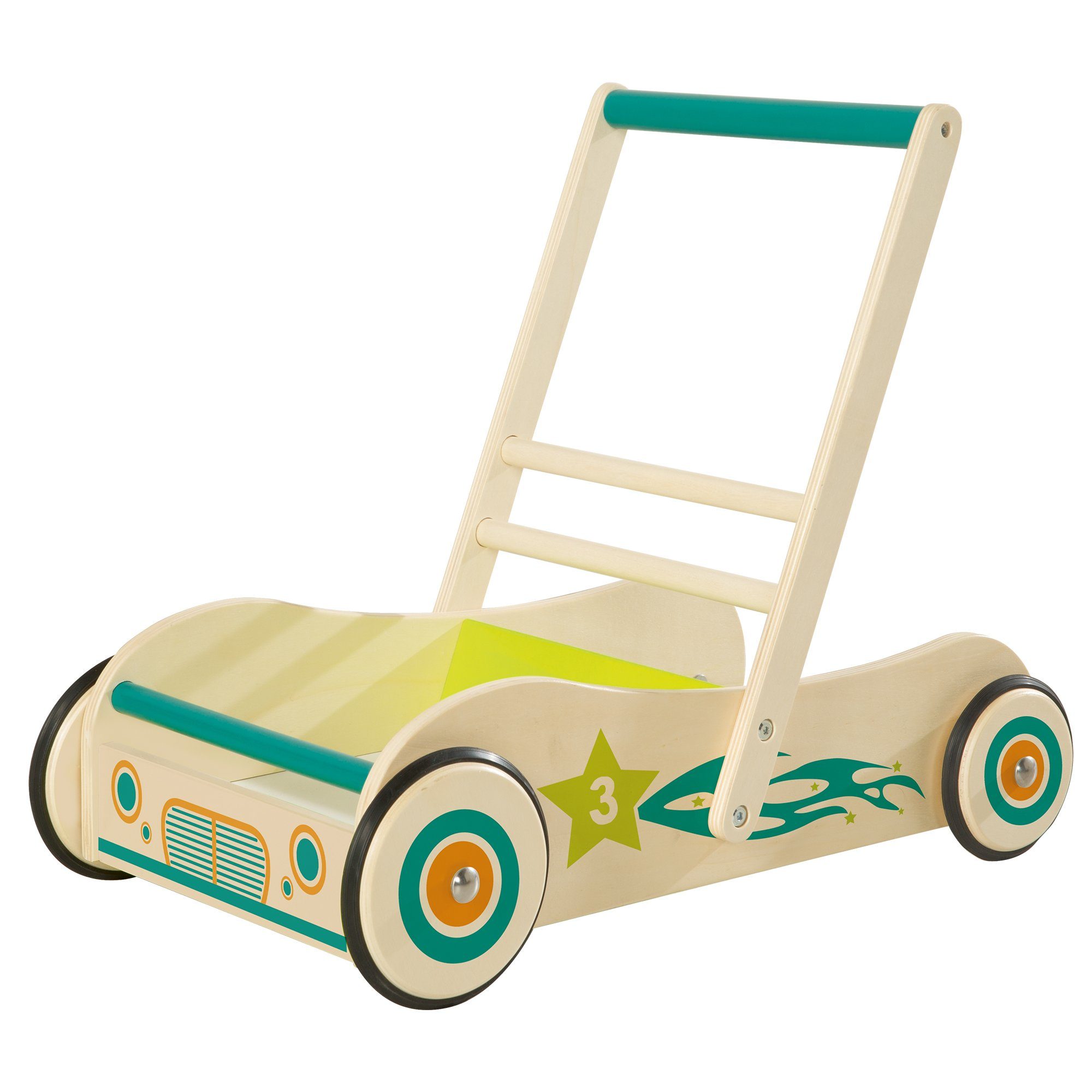 roba® Lauflernwagen Spiel- und Lauflernhilfe Rennfahrer,