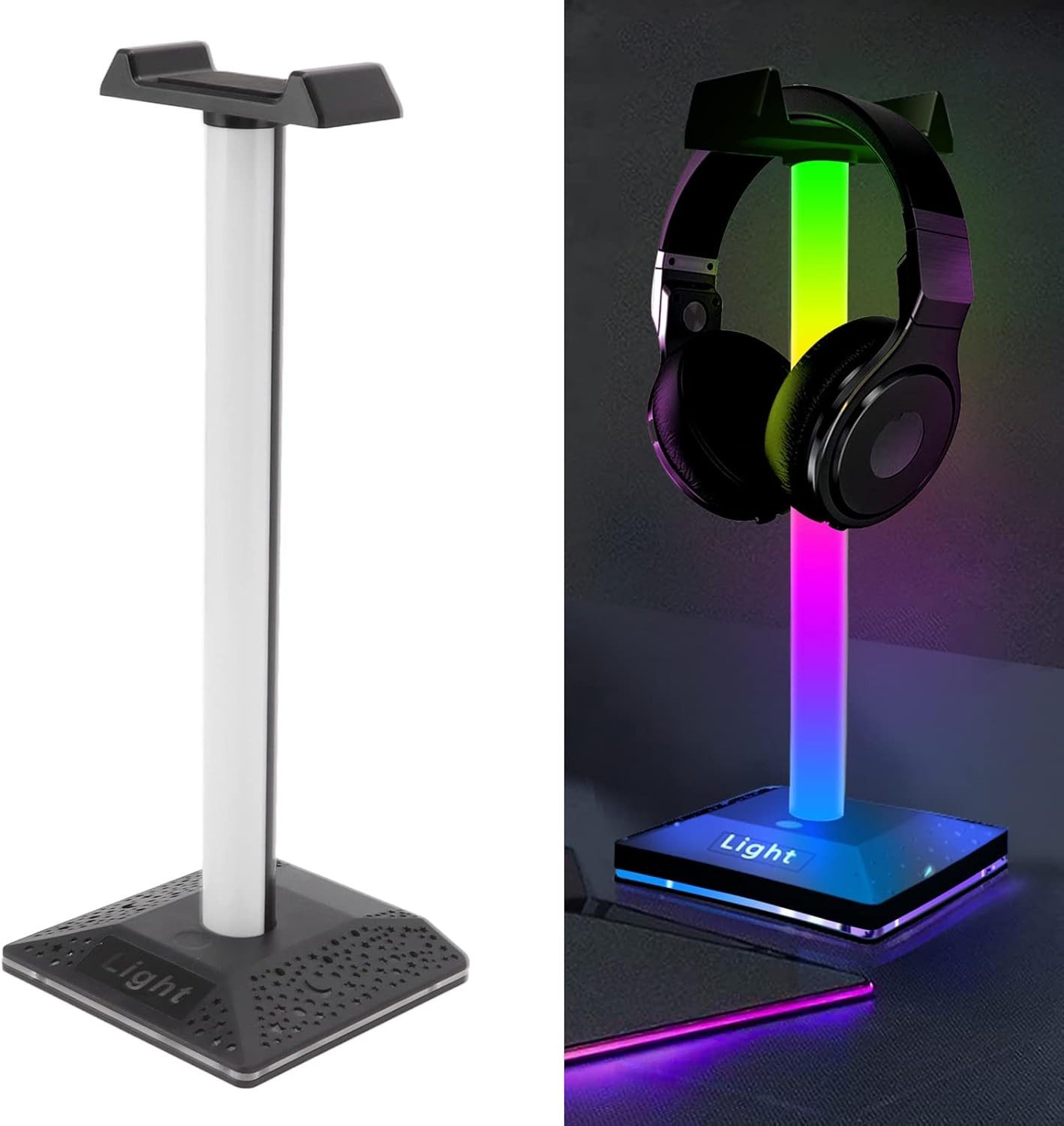 SinLaw Headset-Halterung RGB-Gaming-Headset-Ständer mit 7 Lichtmodi