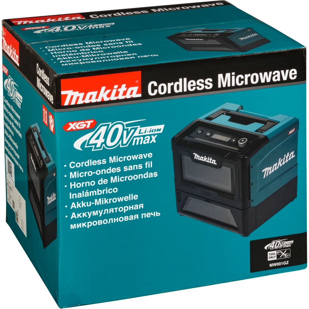 Makita Mikrowelle MW001GZ Akku-Mikrowelle 40V