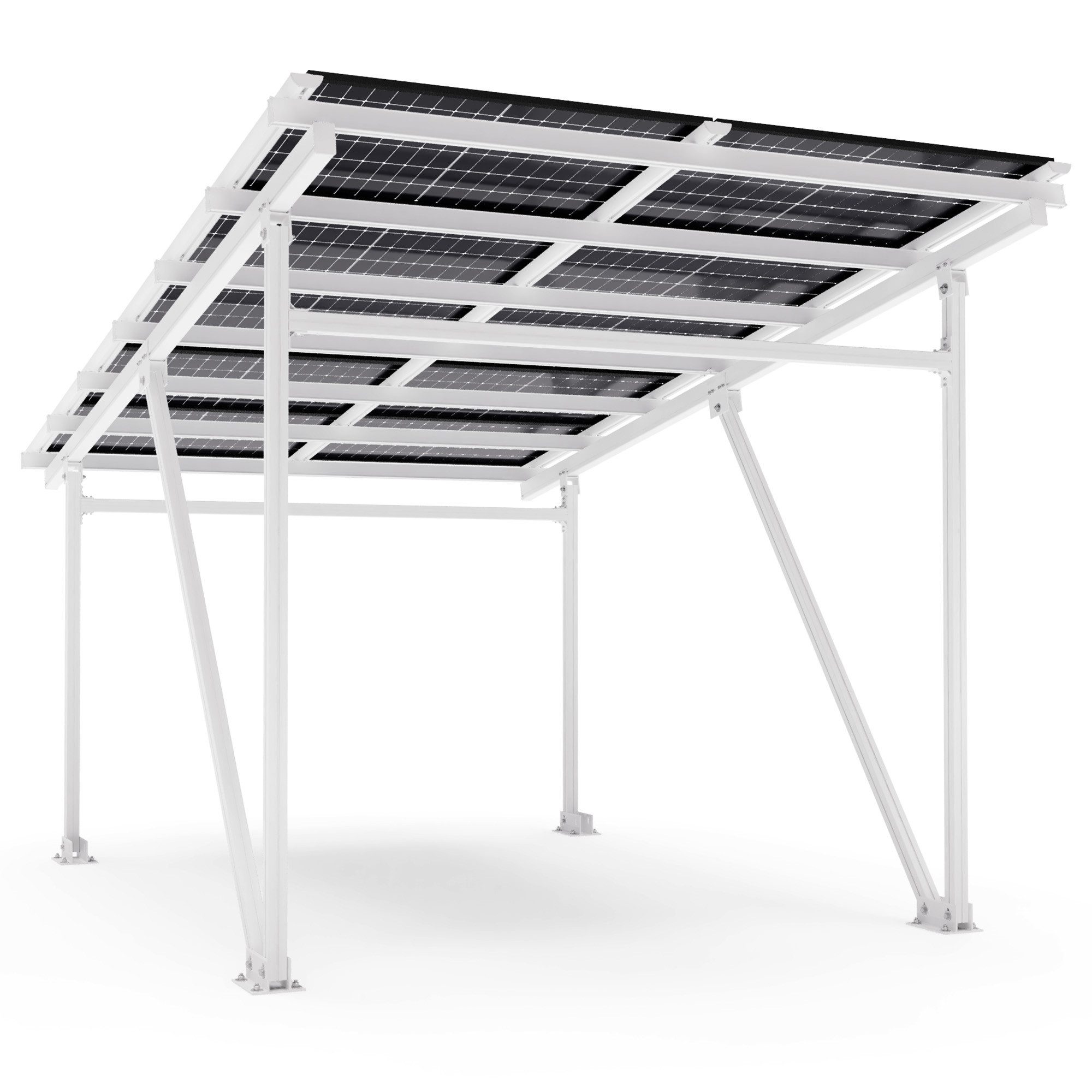 VESKA Solarmodul Solar Carport Glas/Glas PV