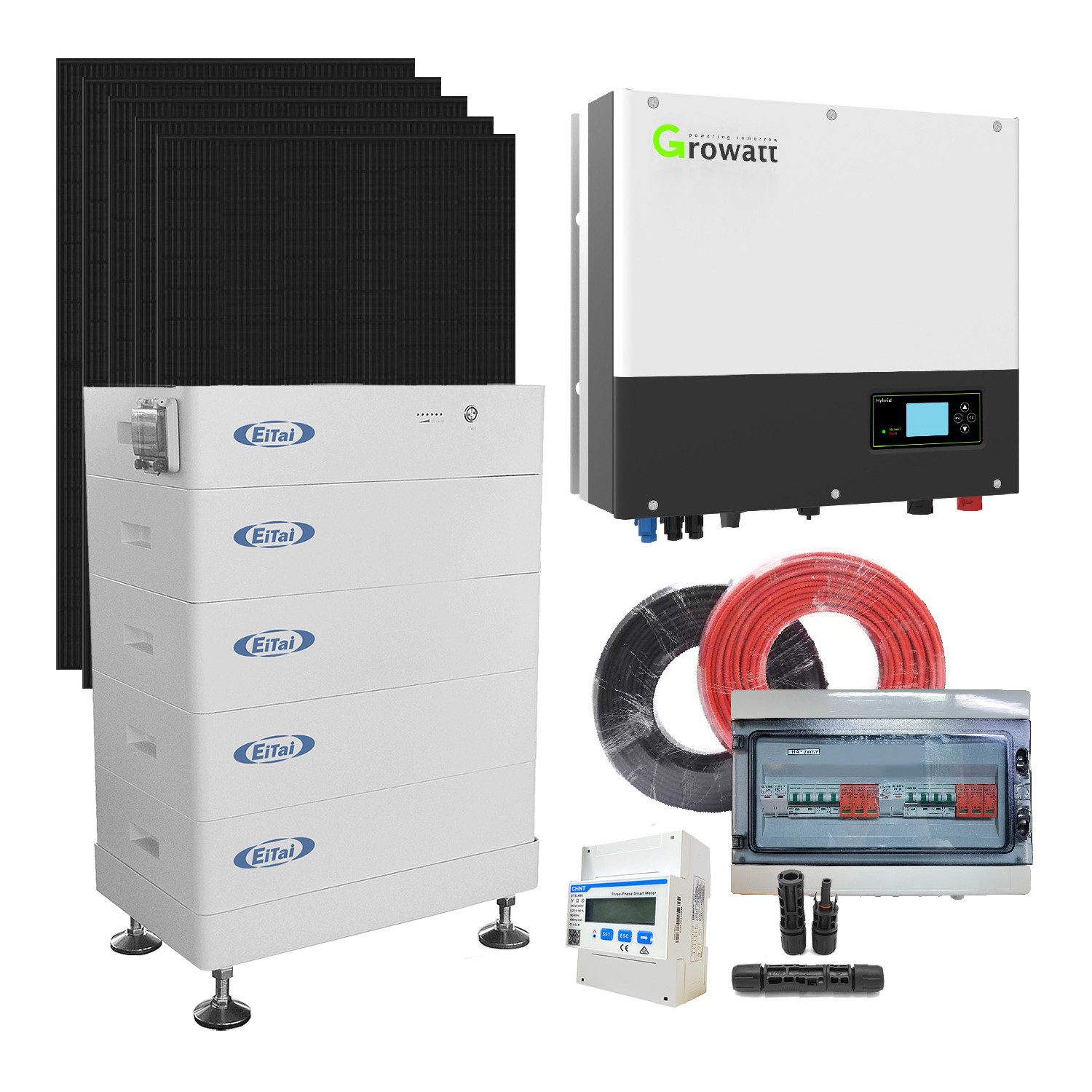 Hyrican Solaranlage 10,08 KWp PV-Anlage, 24x