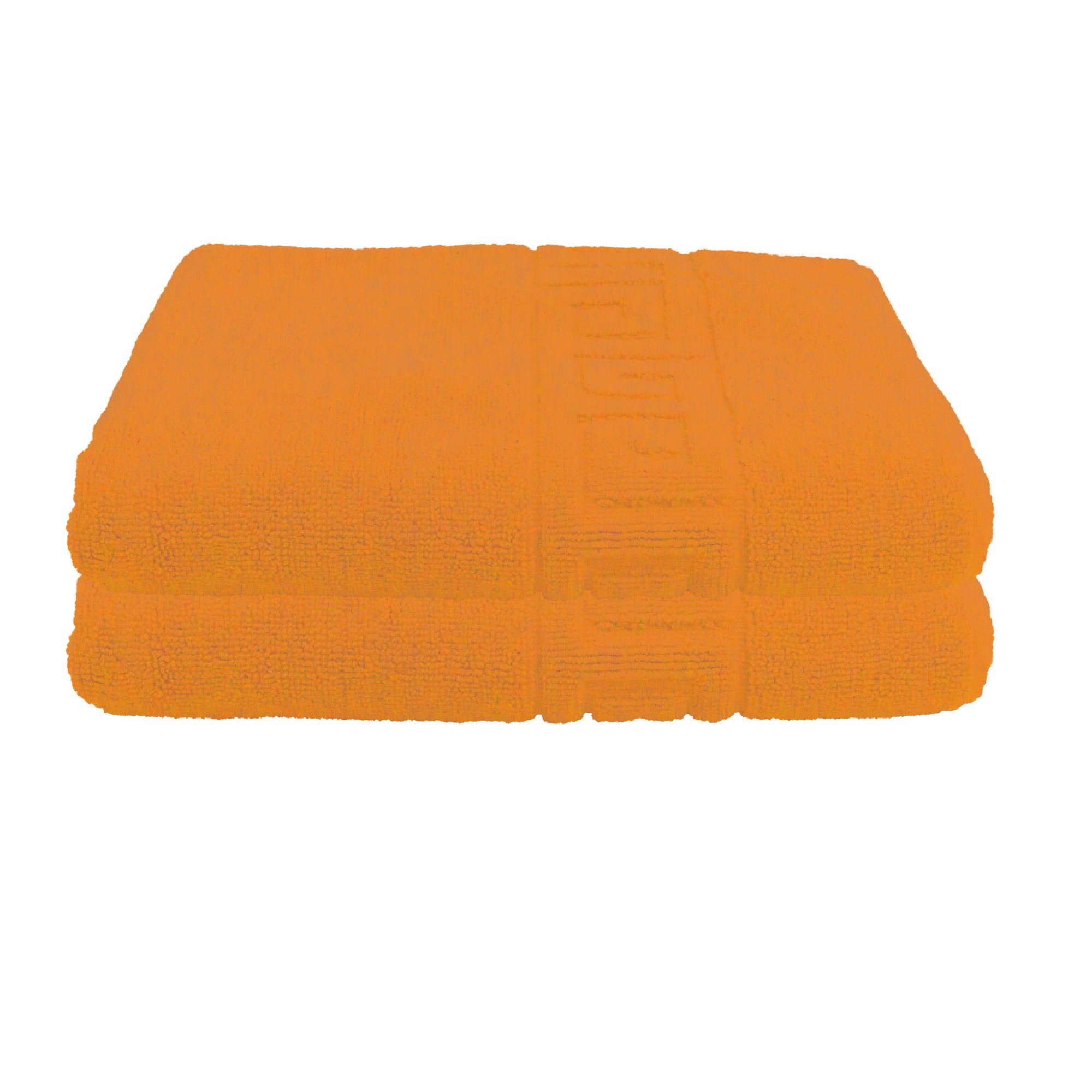 Julie Julsen Handtücher 2-Handtücher-Orange, Baumwolle (2-St)